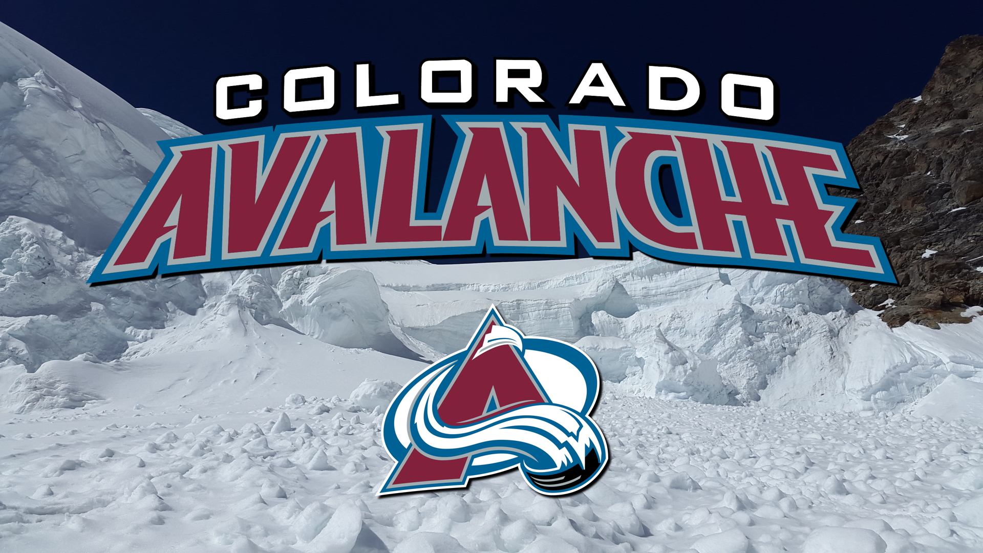 General 1920x1080 Colorado Avalanche NHL ice hockey Colorado Denver logo snow digital art