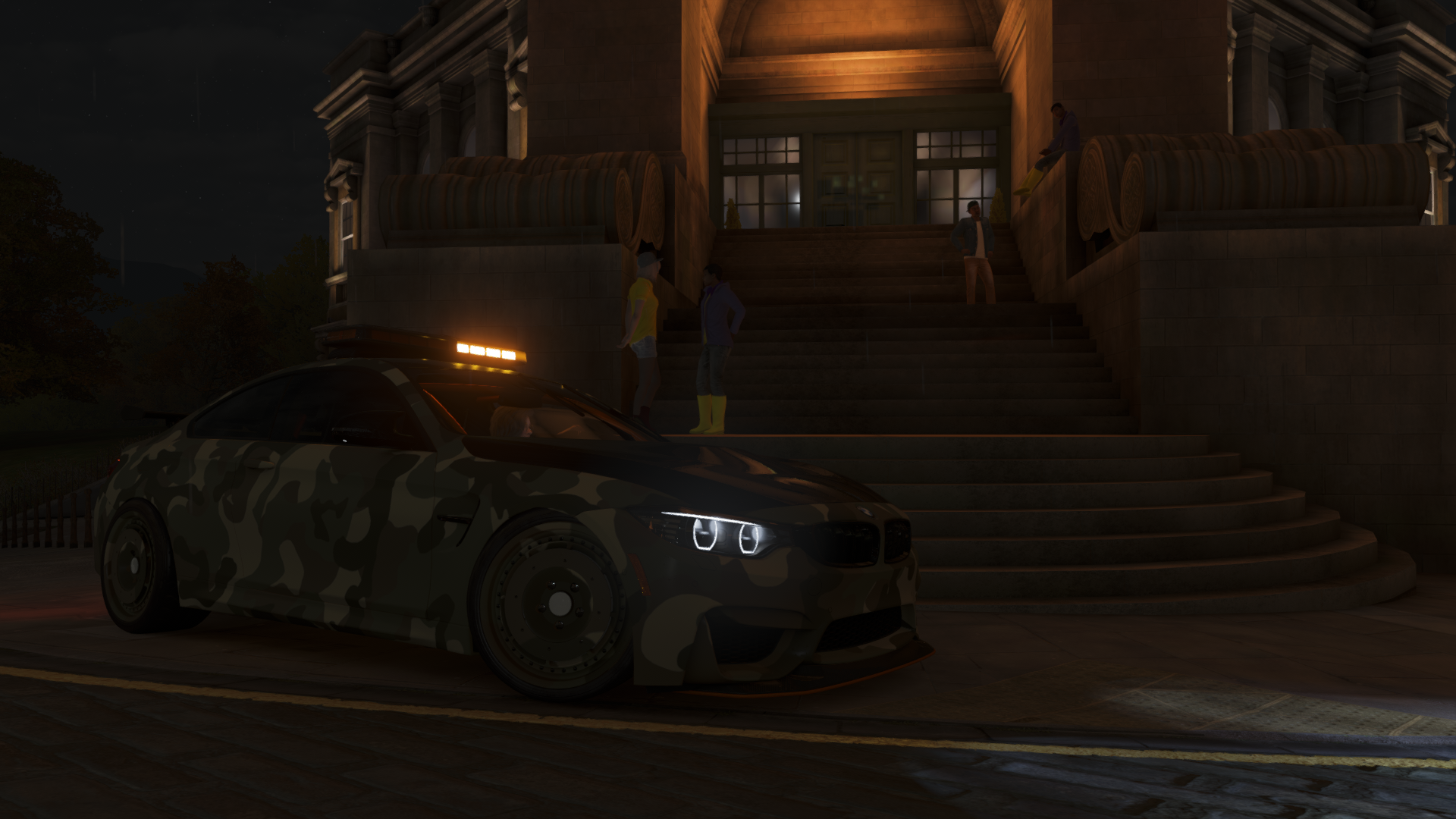 General 1920x1080 car Forza Horizon 4 PlaygroundGames race cars BMW BMW M4 video game car German cars Turn 10 Studios Xbox Game Studios