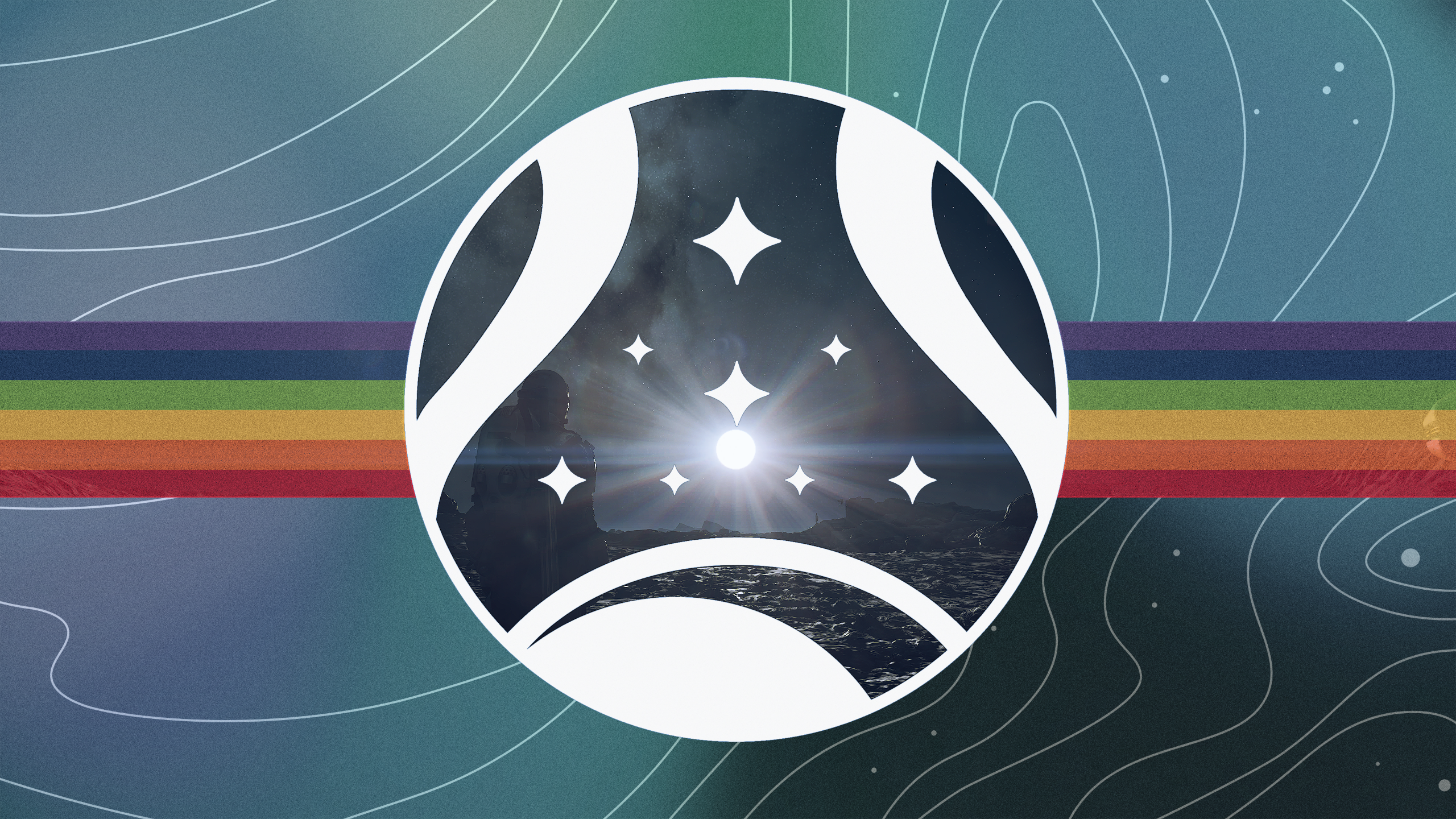 General 2560x1440 Starfield (video game) video games pride pride flag