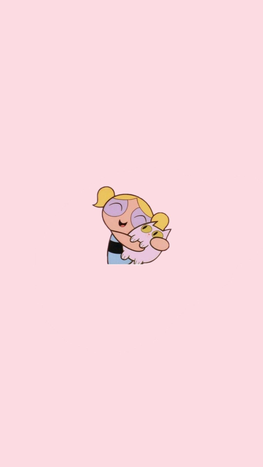 General 1080x1917 Powerpuff Girls Bubbles (Powerpuff Girls) minimalism simple background cartoon