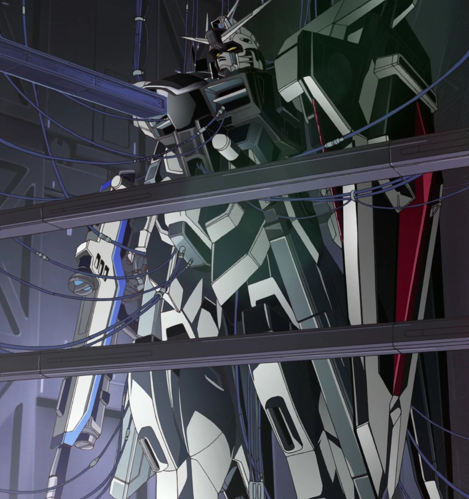 Anime 1920x2045 anime Anime screenshot Gundam mechs Super Robot Taisen Mobile Suit Gundam SEED Freedom Gundam artwork digital art