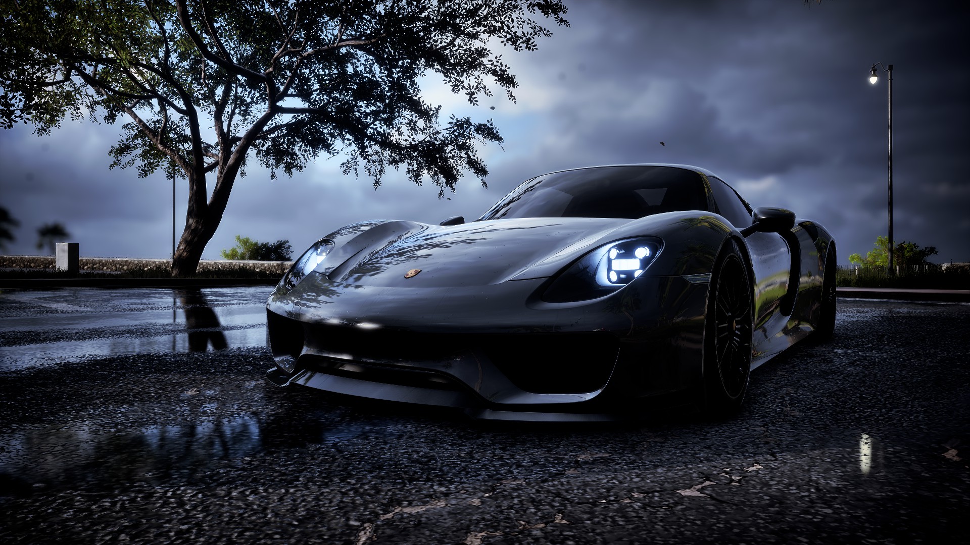 Need for Speed: Heat, Porsche 918 Spyder, car, street view, 4K, video  games, Porsche | 1920x1080 Wallpaper 