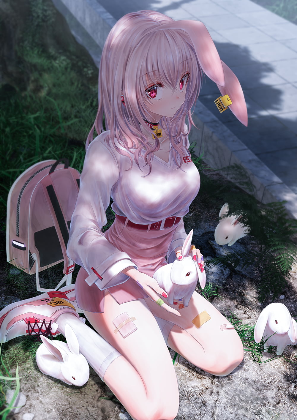 Anime 1000x1414 anime anime girls original characters Bae.C bunny girl rabbits