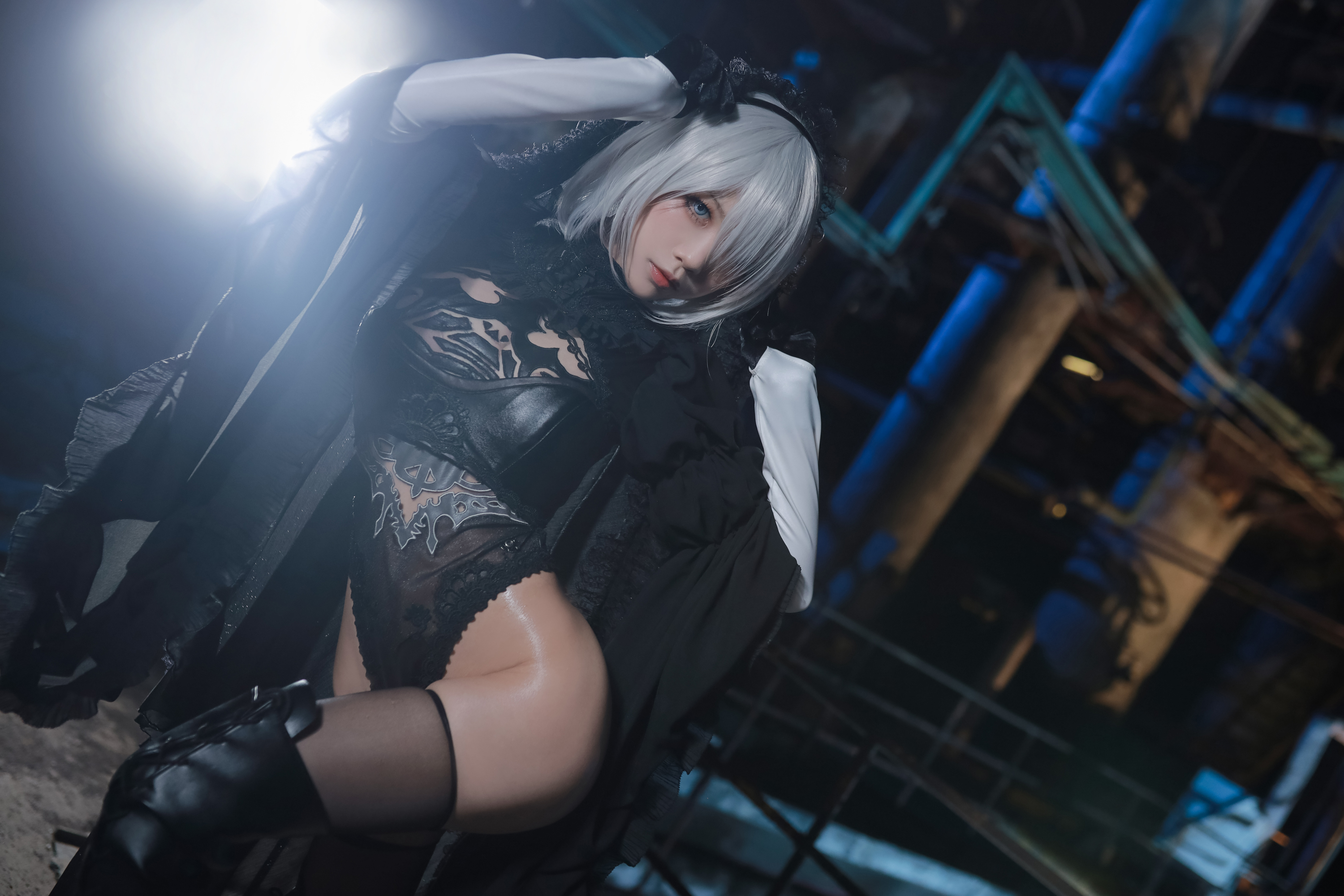 B darkness. Алиса Шульц косплей 2b.