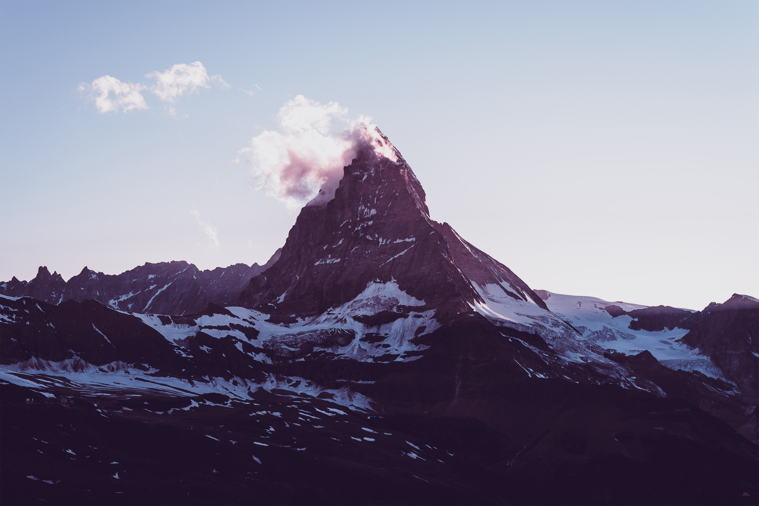 General 3000x2001 landscape mountains clouds nature rocks Matterhorn