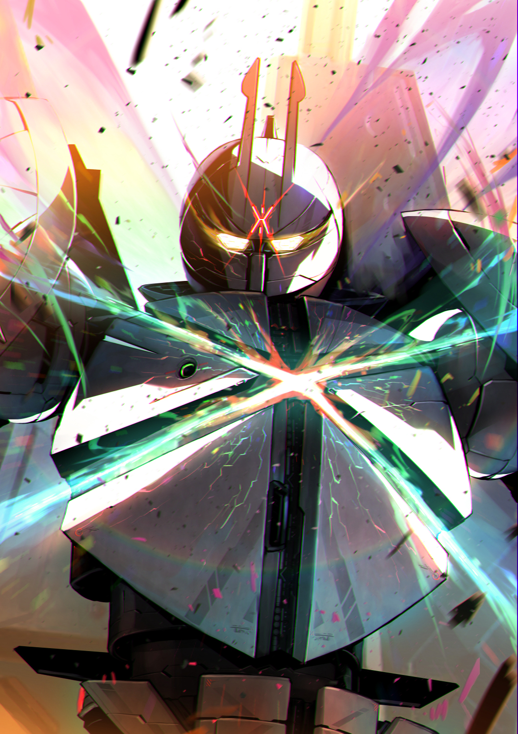 Anime 1062x1505 Turn X ∀ Gundam anime mechs Mobile Suit Super Robot Taisen artwork digital art fan art