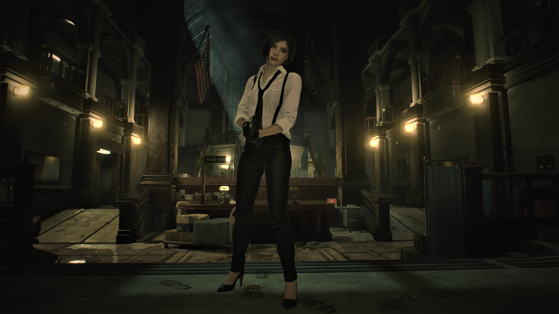 General 1920x1080 Resident Evil 2 Remake Ada Wong video games video game characters