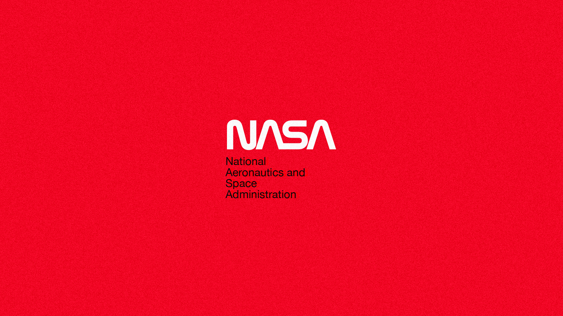 General 1920x1080 NASA logo red background simple background
