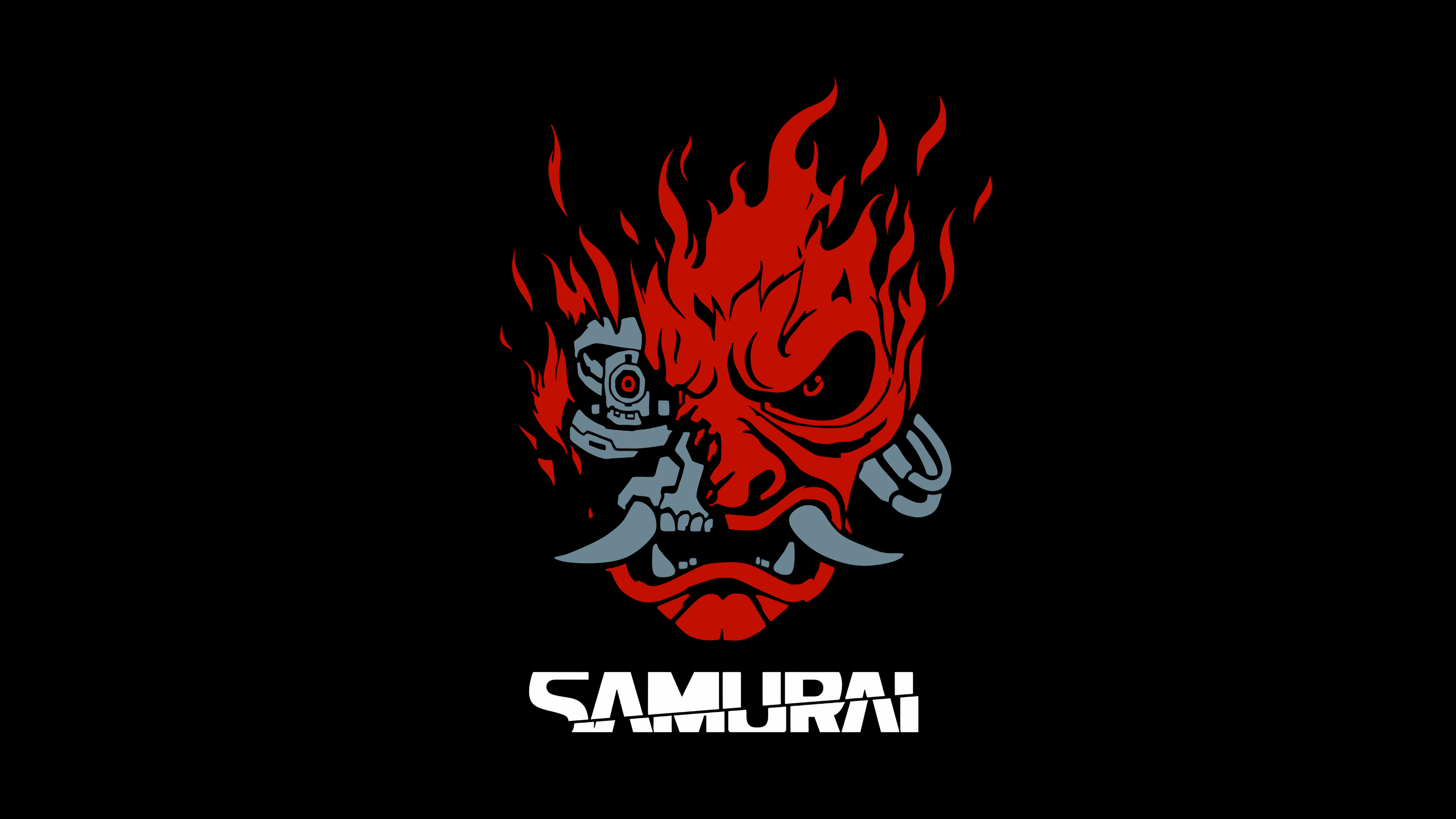 General 7680x4320 Cyberpunk 2077 Samurai (Cyberpunk 2077) video game art logo video games