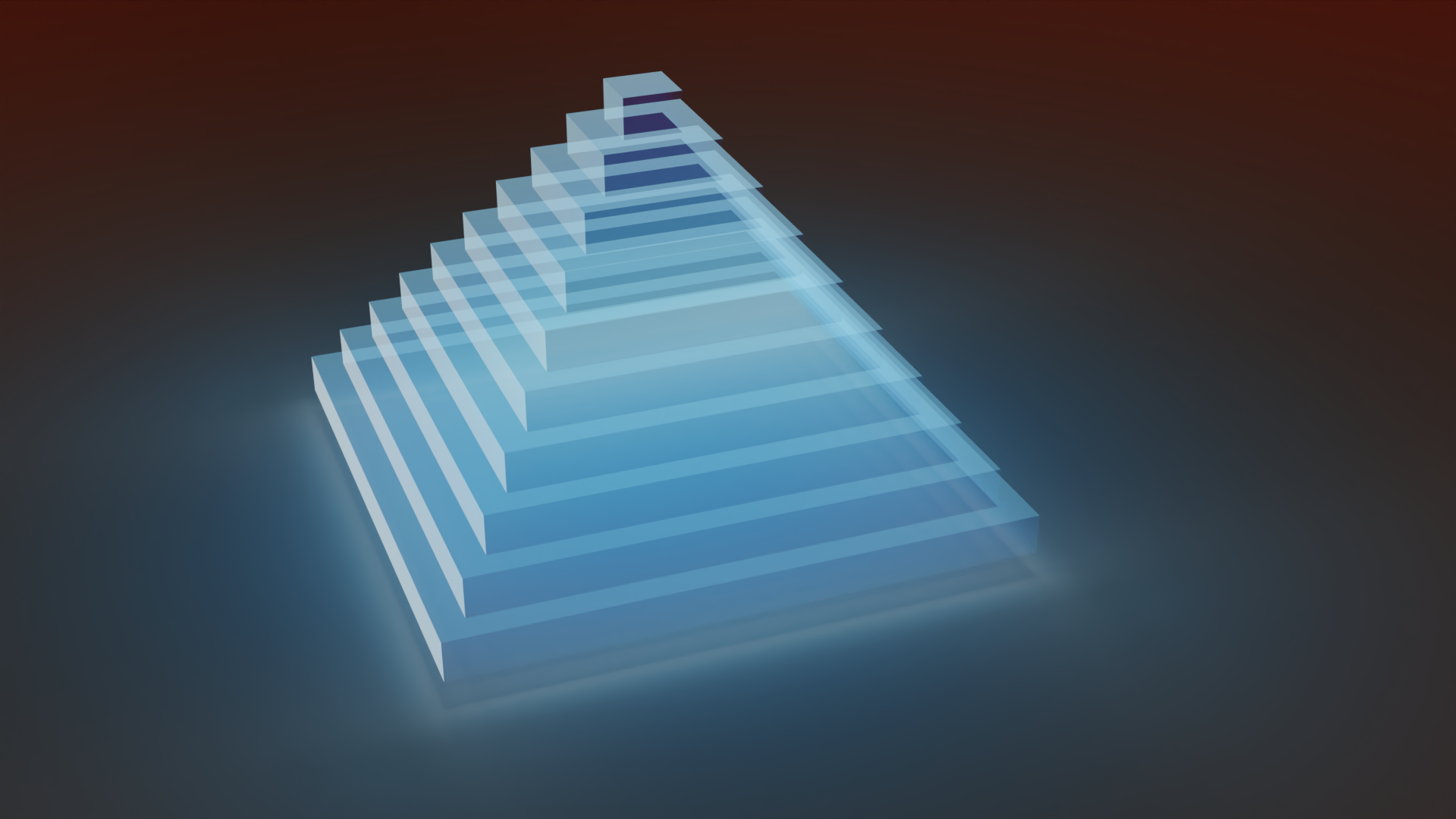 General 1920x1080 pyramid CGI digital art simple background