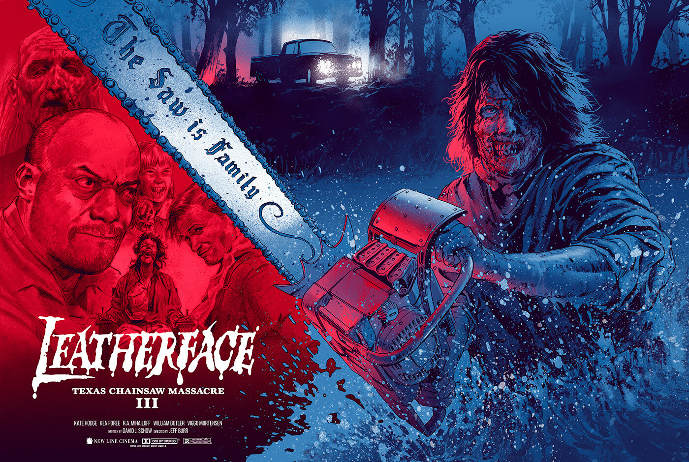 General 1400x939 horror movies artwork ArtStation Texas Chainsaw Massacre III Robert Sammelin