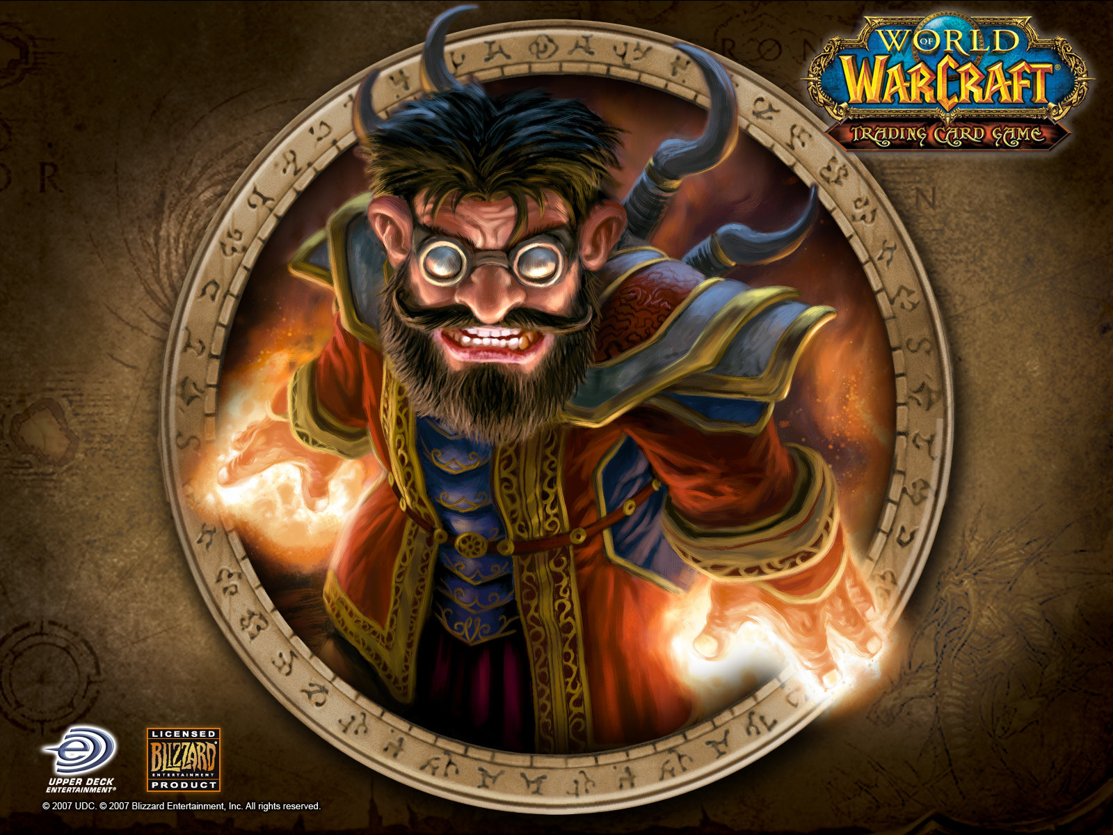 General 1600x1200 GNOME WOW 3 World of Warcraft: Trading Card Game beard Blizzard Entertainment Trading Card Games video games