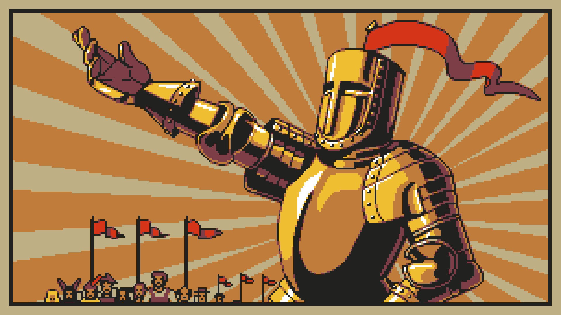 General 1920x1080 A Bastard's Tale knight video games pixel art