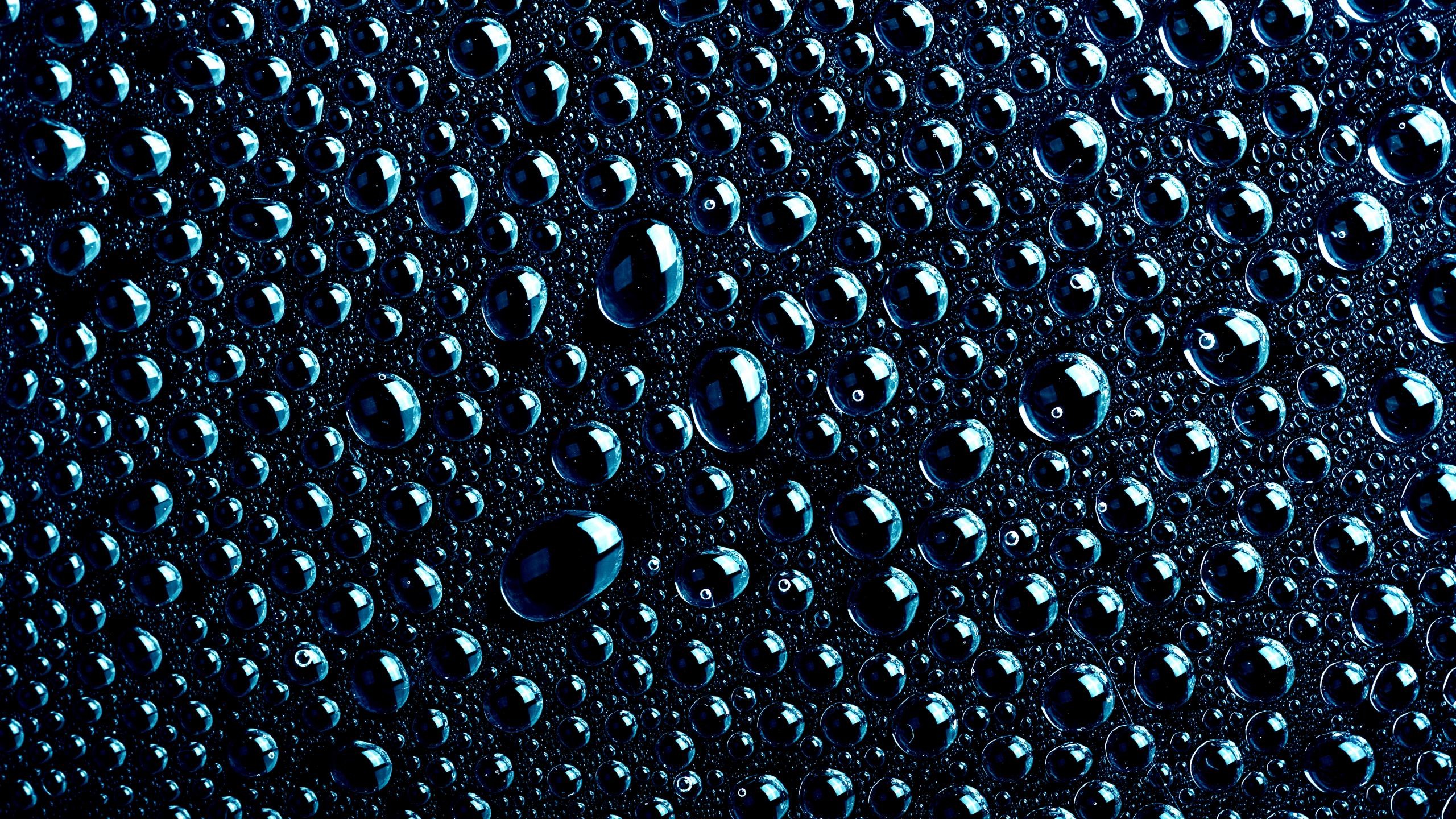 General 2560x1440 abstract water drops texture