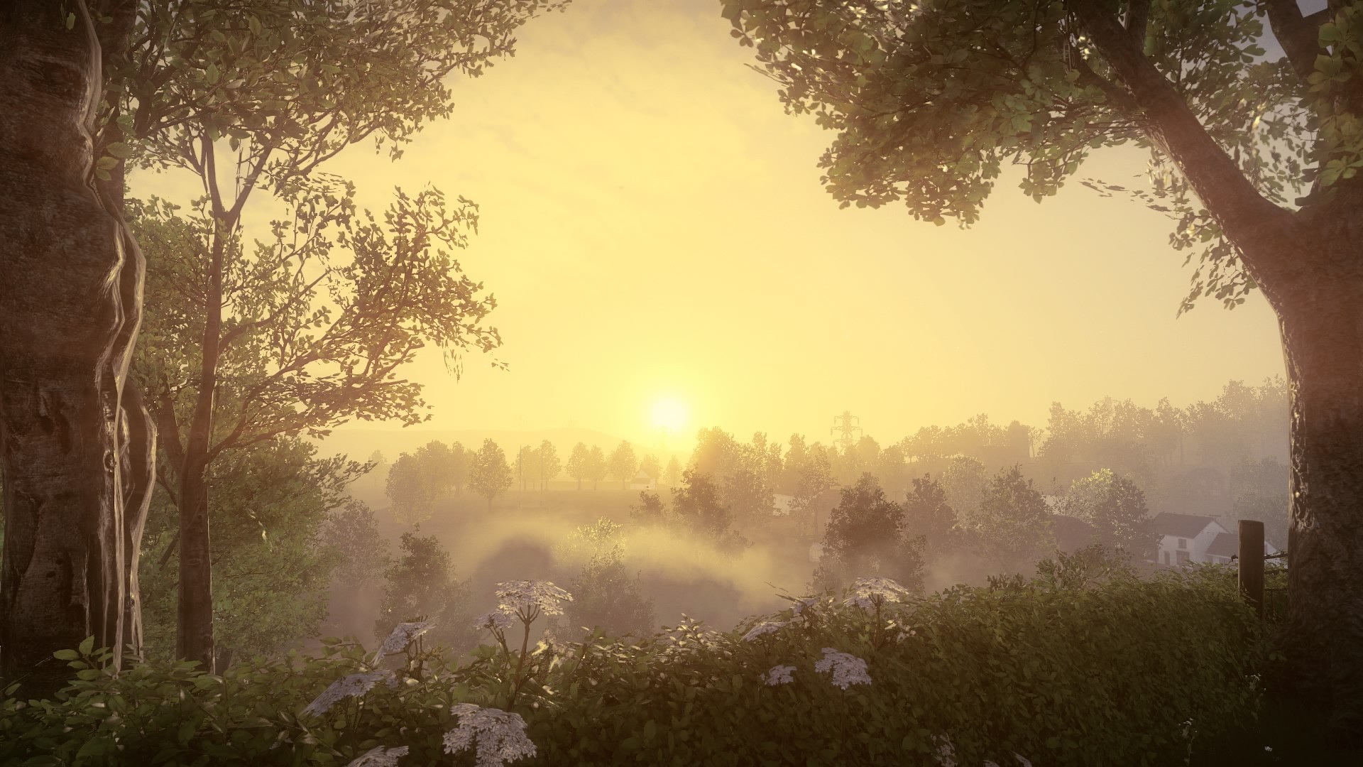 General 1920x1080 Everybody's Gone to the Rapture landscape sunset PC gaming video games sunlight screen shot