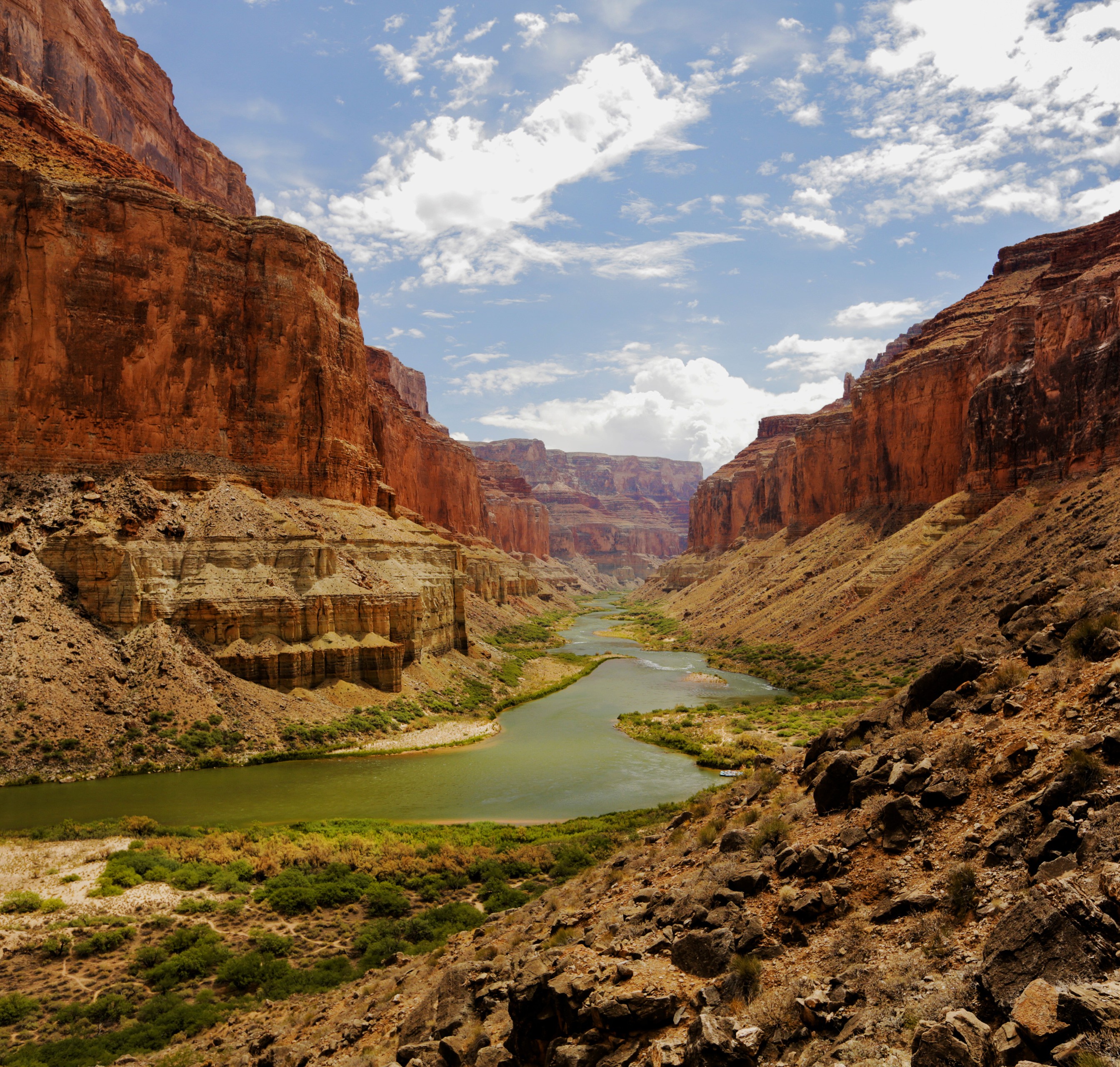General 2688x2560 canyon river landscape Grand Canyon National Park nature USA rocks