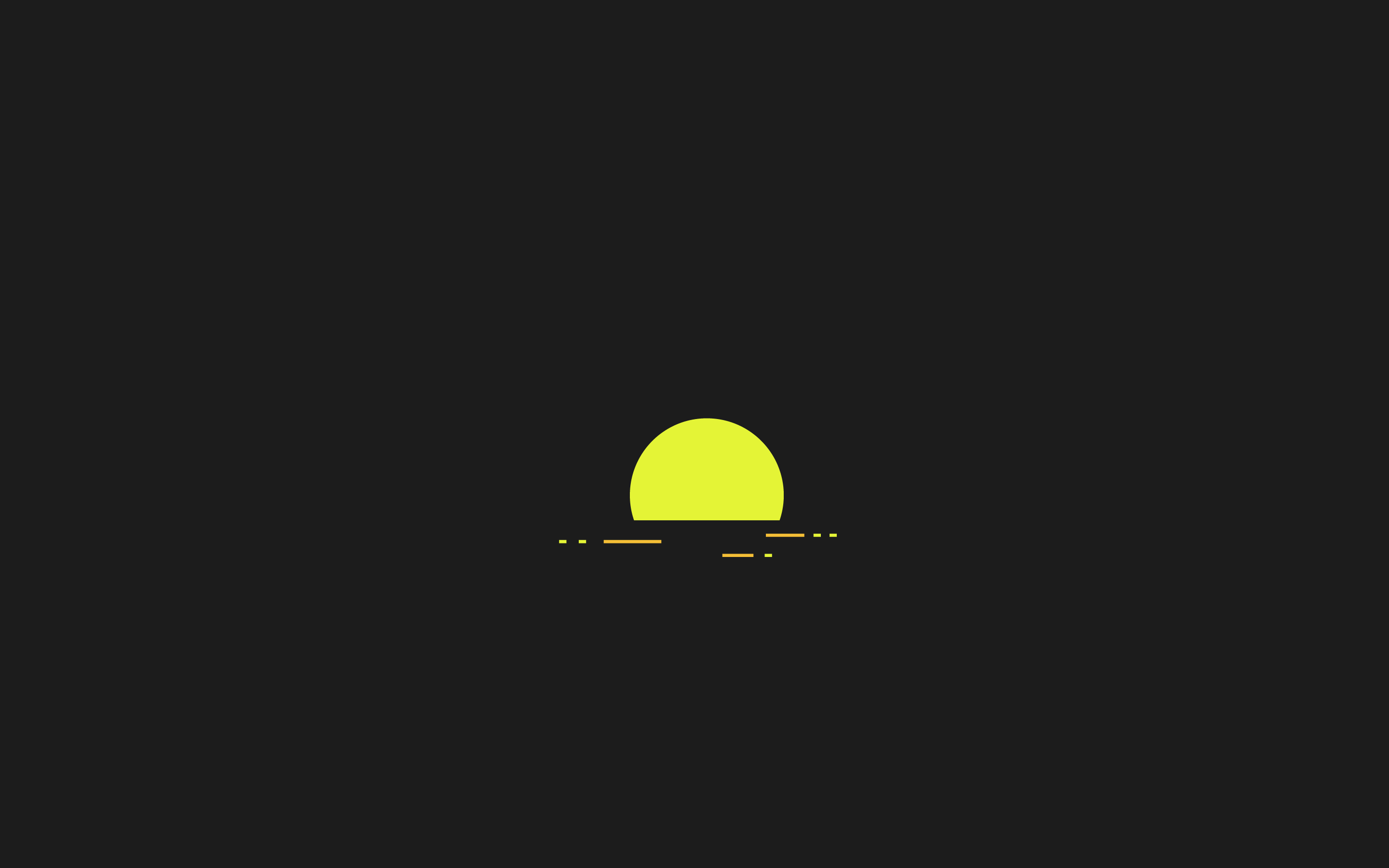 General 2880x1800 Sun sunset minimalism digital art sunrise