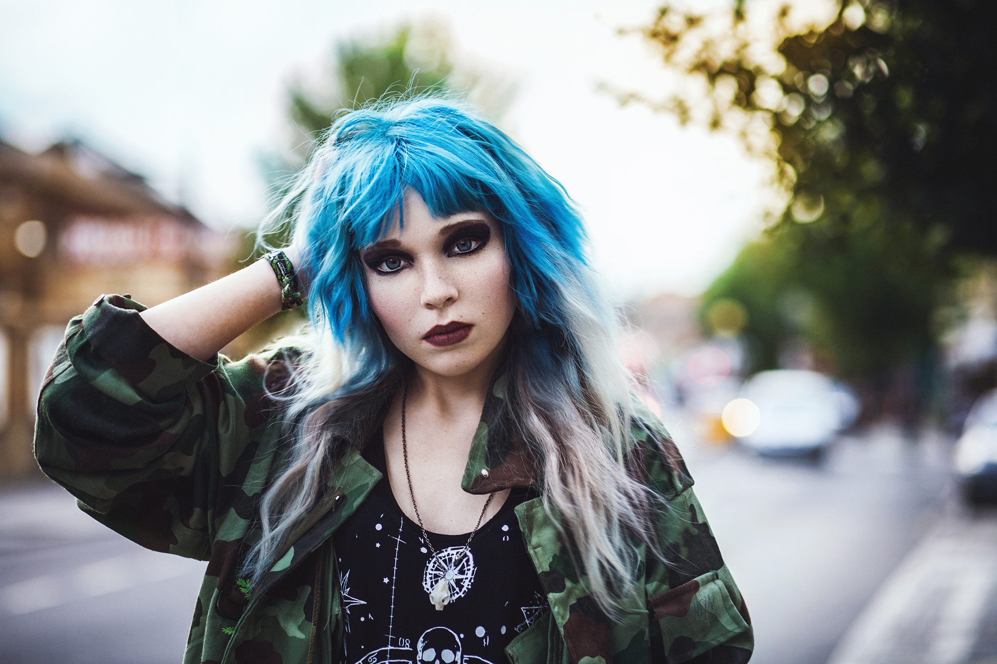 4. Blue Hair Inspiration from Alyssa Urban - wide 1