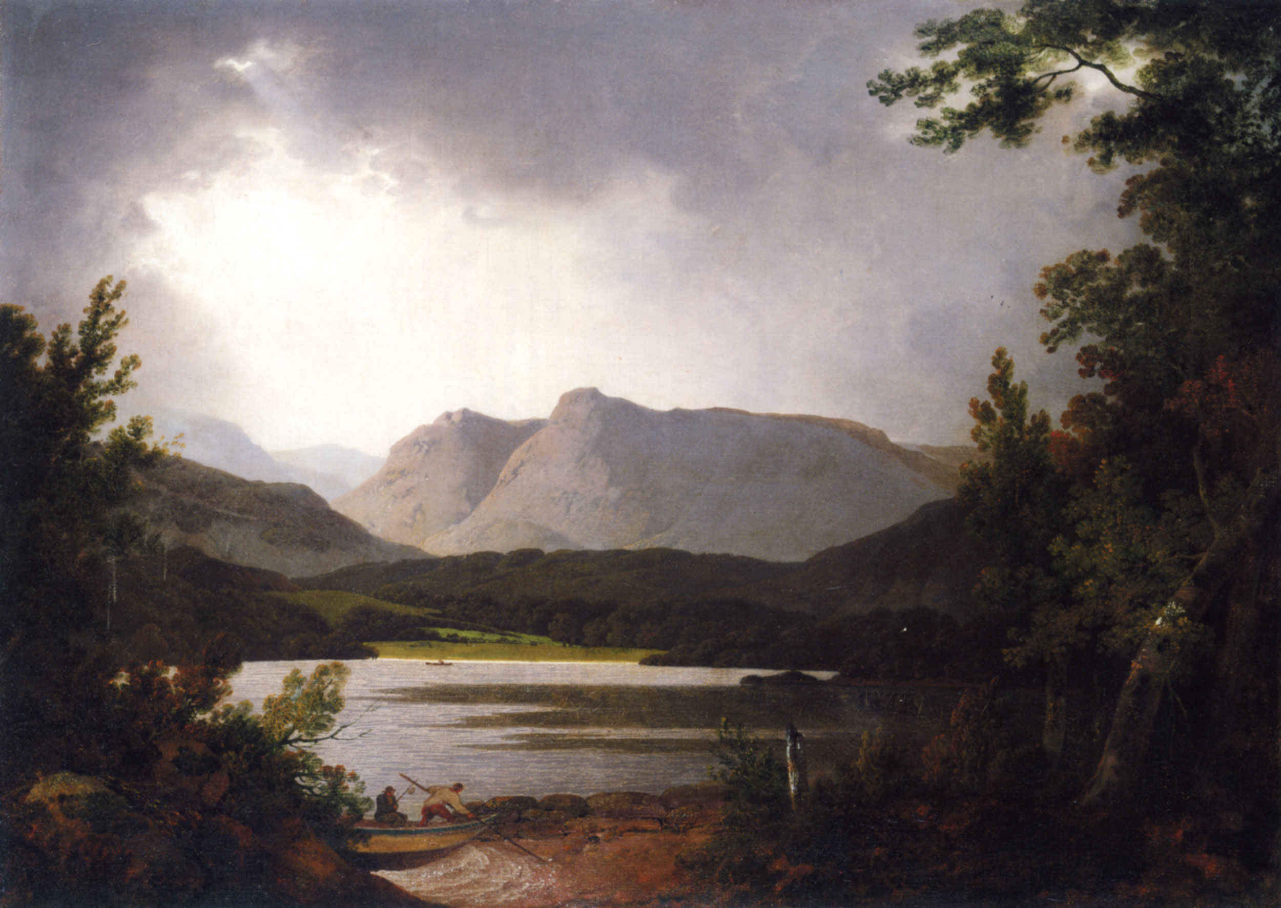 General 2500x1773 Joseph Wright classic art painting landscape