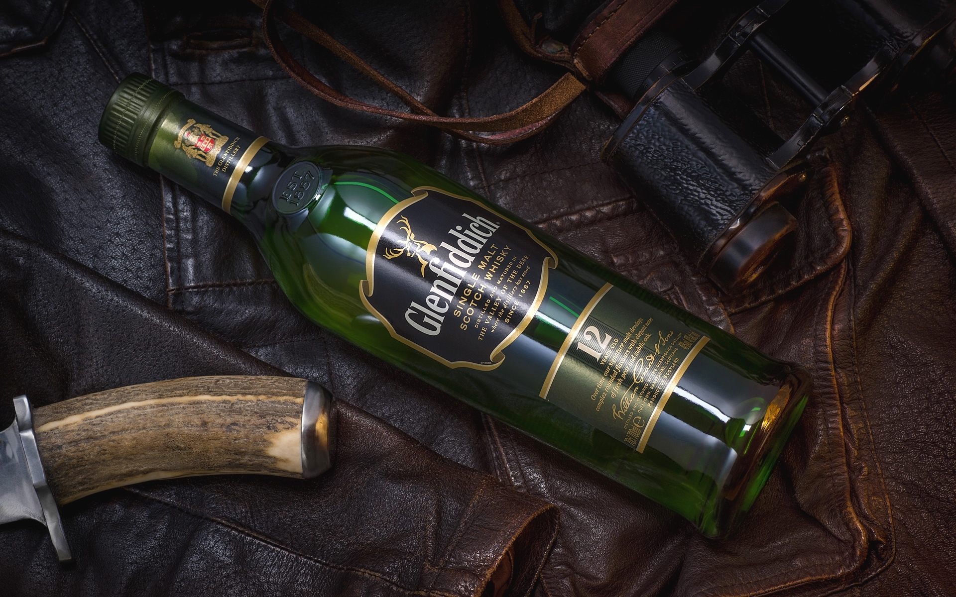 General 1920x1200 whiskey alcohol bottles Glenfiddich
