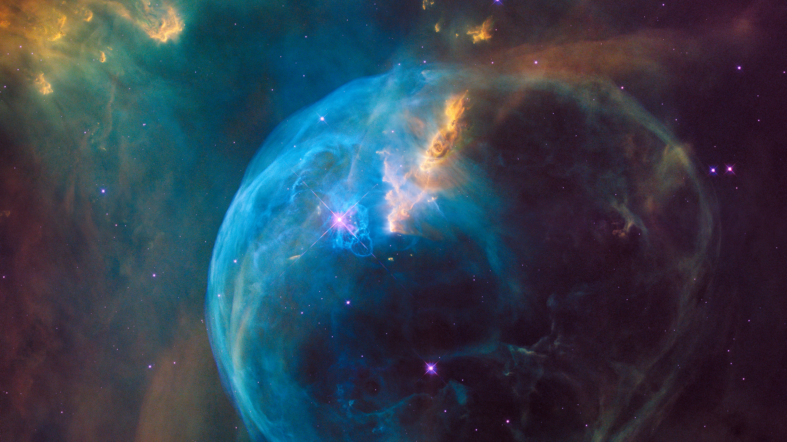General 2560x1440 space galaxy nebula NASA space art digital art