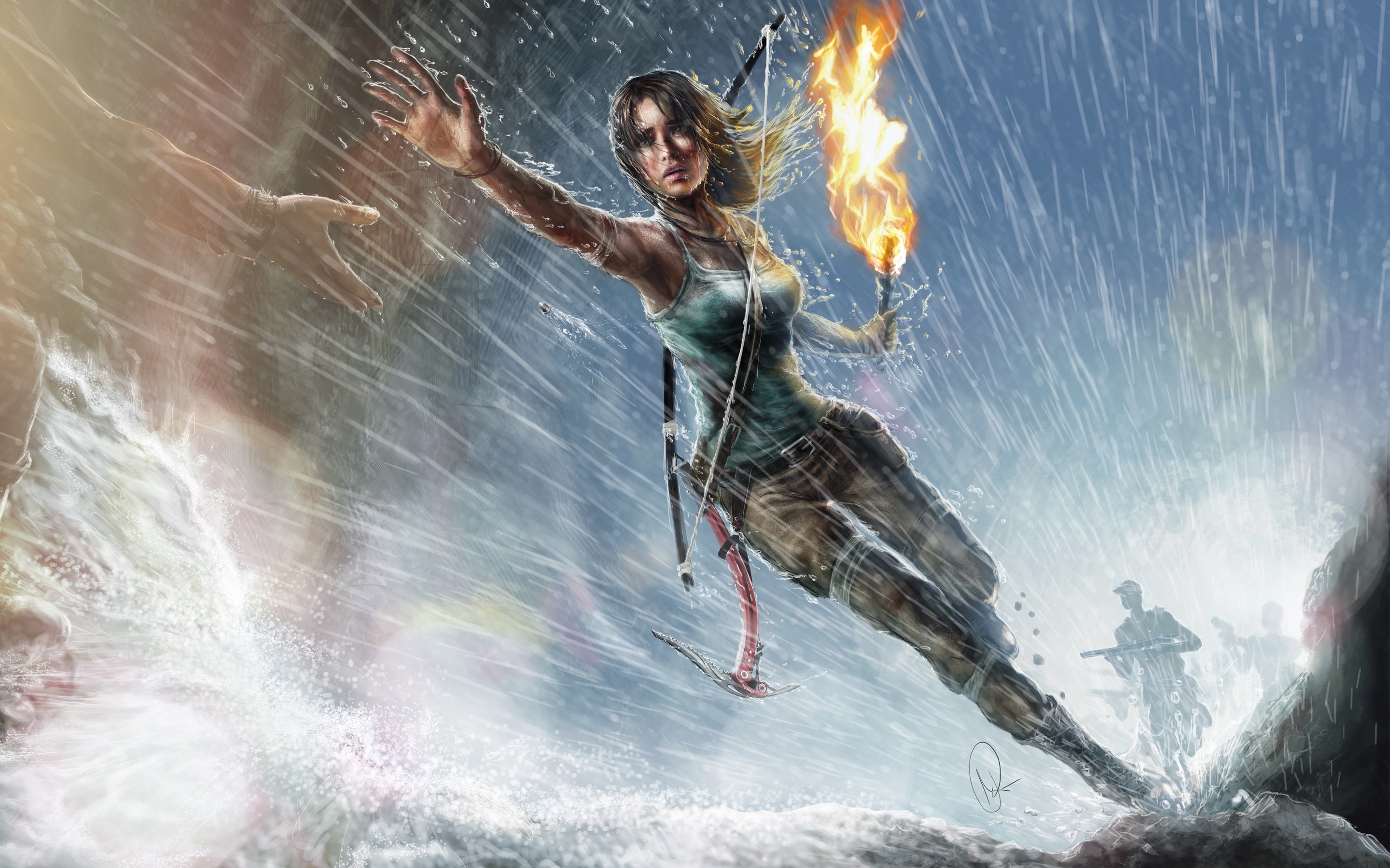 General 2880x1800 women video games Tomb Raider video game art Lara Croft (Tomb Raider) PC gaming video game girls video game characters