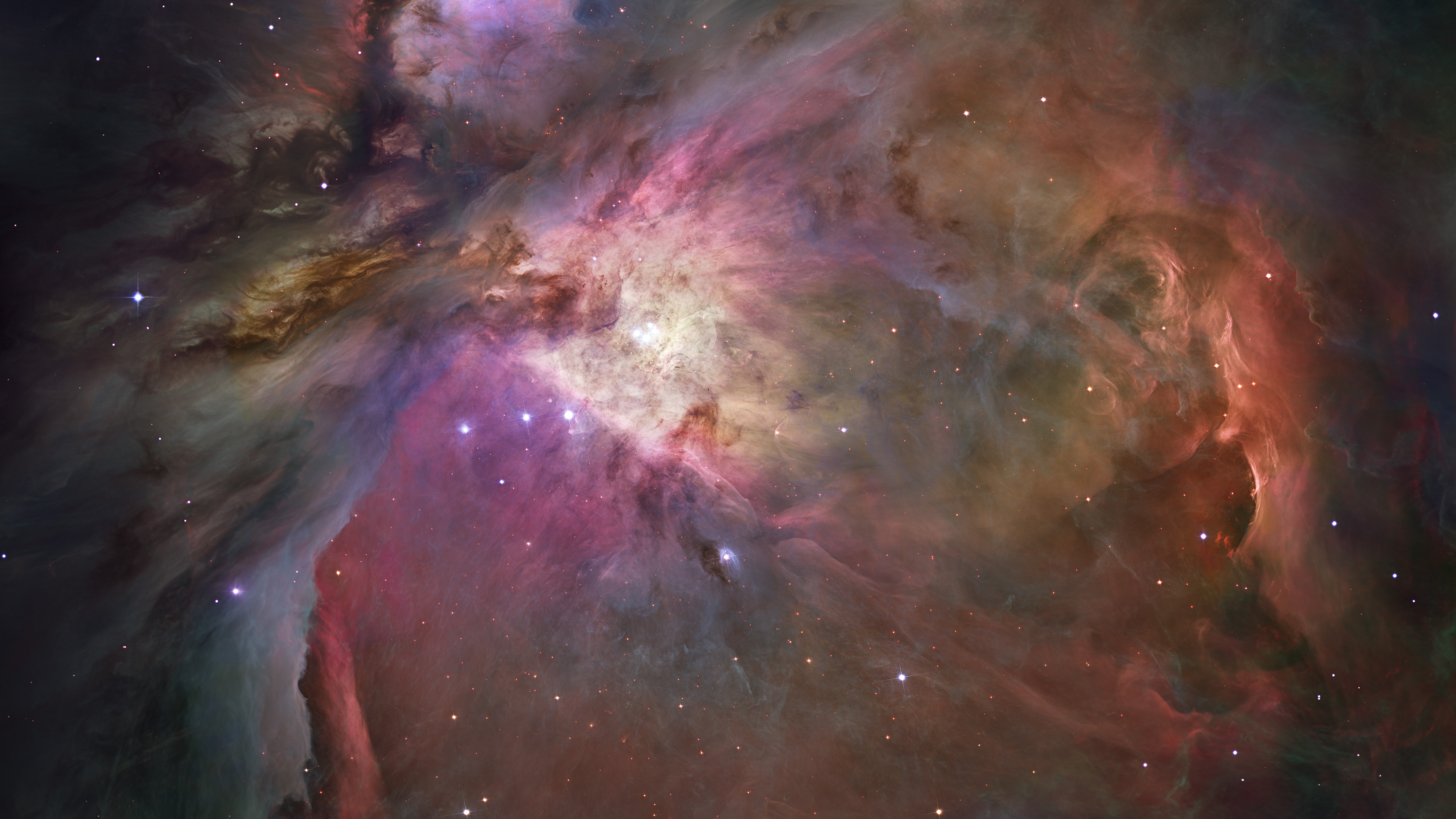 General 5120x2880 space Great Orion Nebula space art digital art nebula Hubble Hubble Deep Field