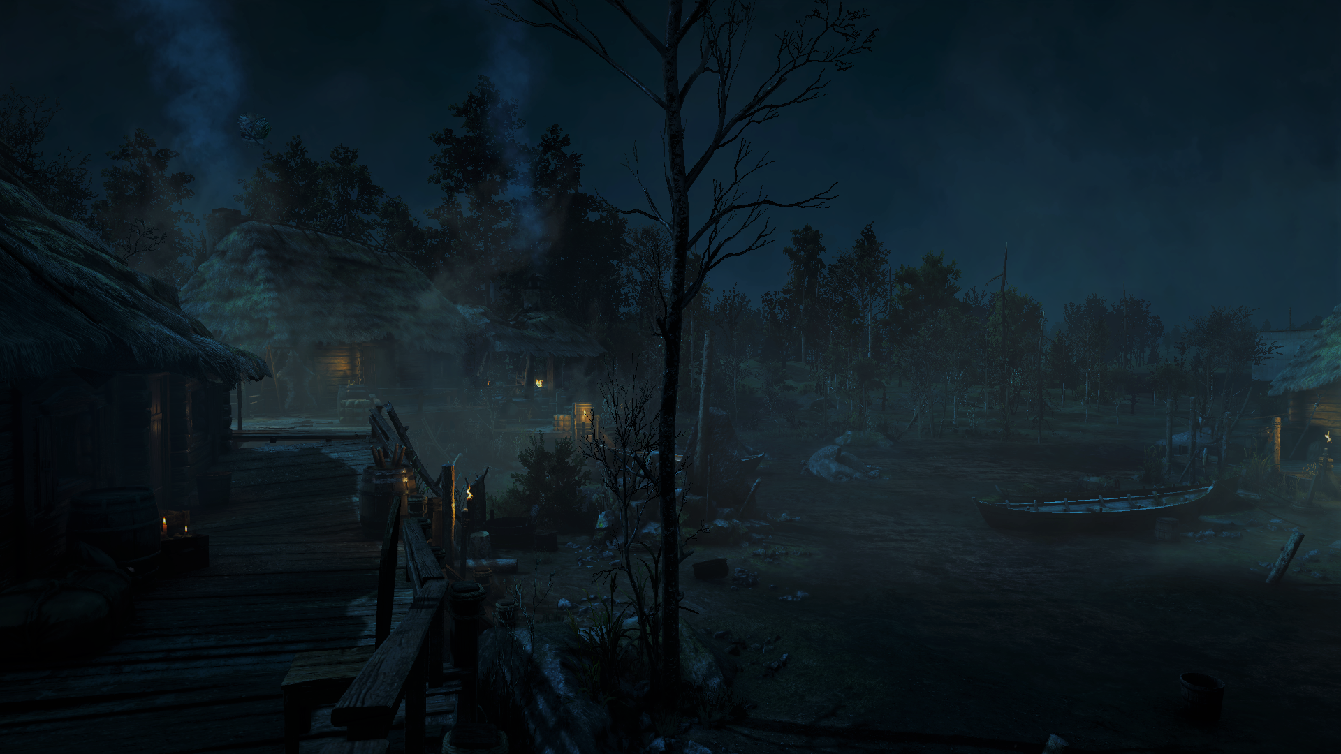 General 1920x1080 The Witcher The Witcher 3: Wild Hunt night atmosphere