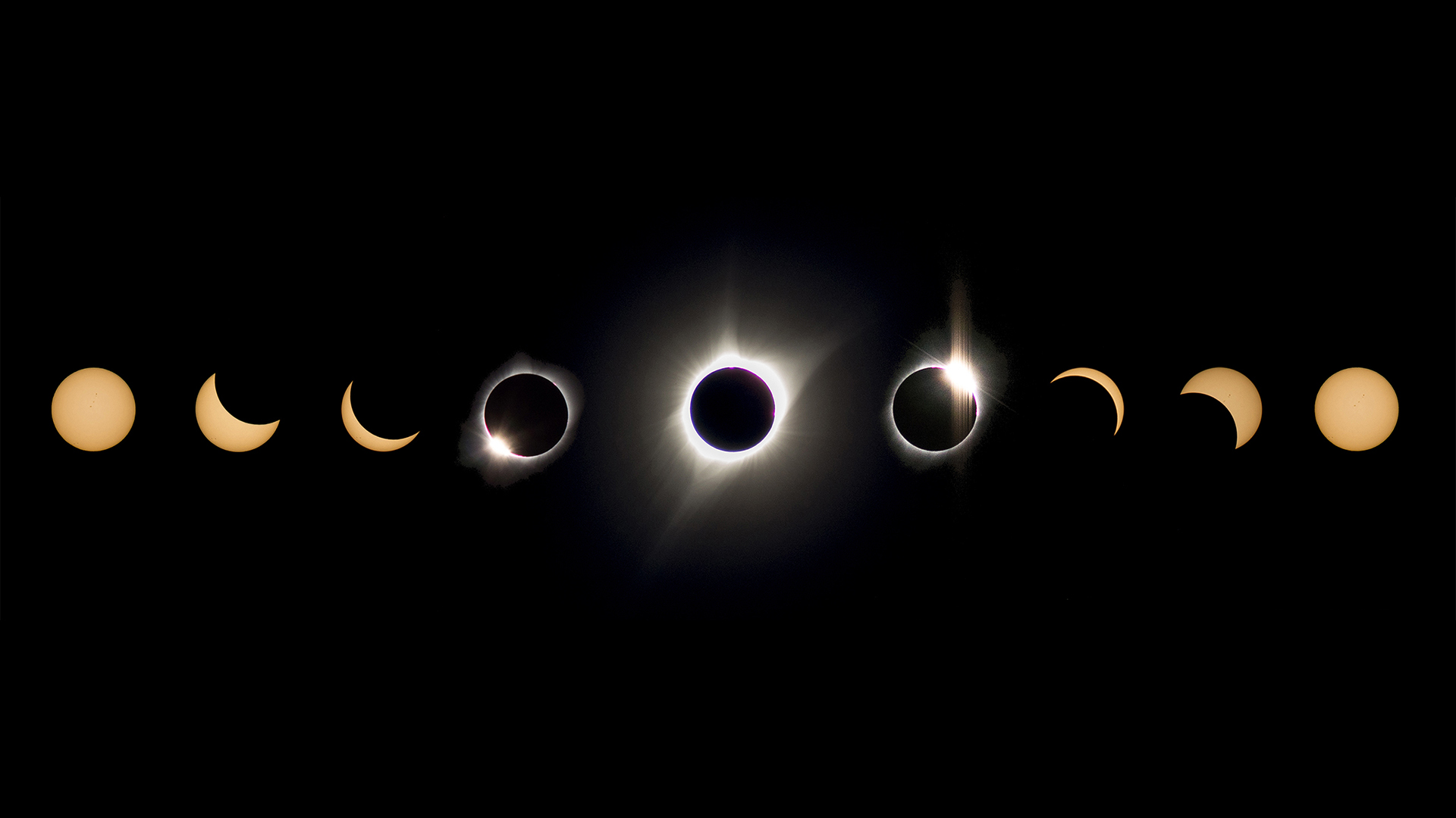 General 1920x1080 eclipse  space Moon sun rays Sun