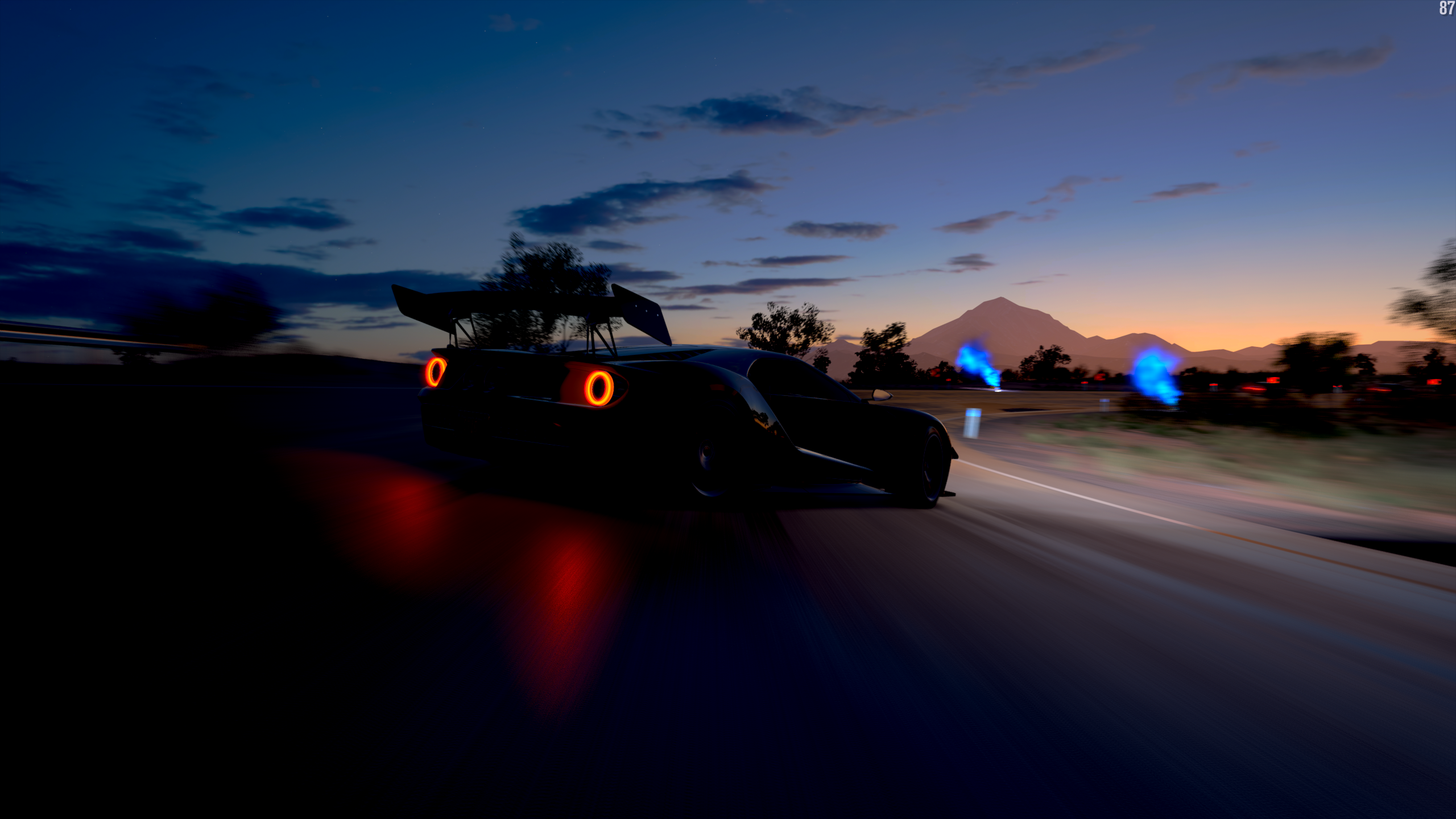 General 2560x1440 car street video games drift dark vehicle racing Forza Forza Horizon Ford Ford GT Ford GT Mk II