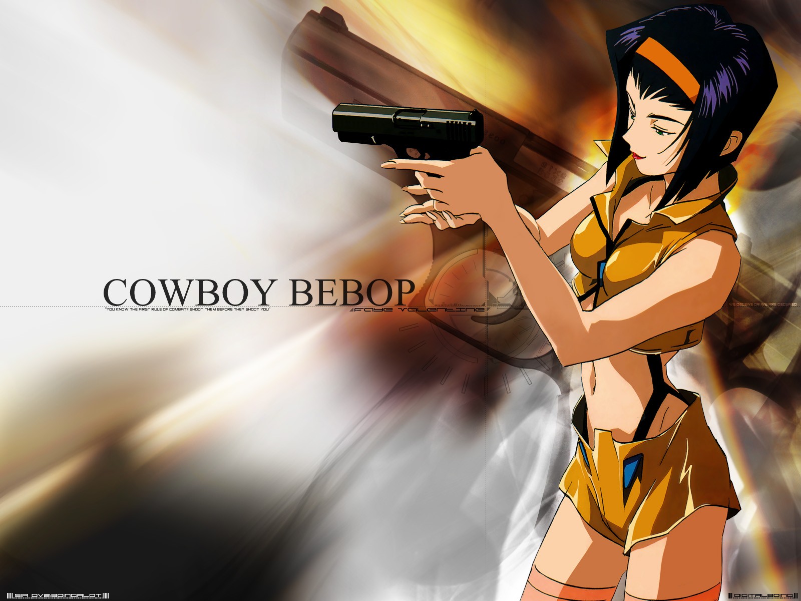 Anime 1600x1200 Cowboy Bebop anime Faye Valentine