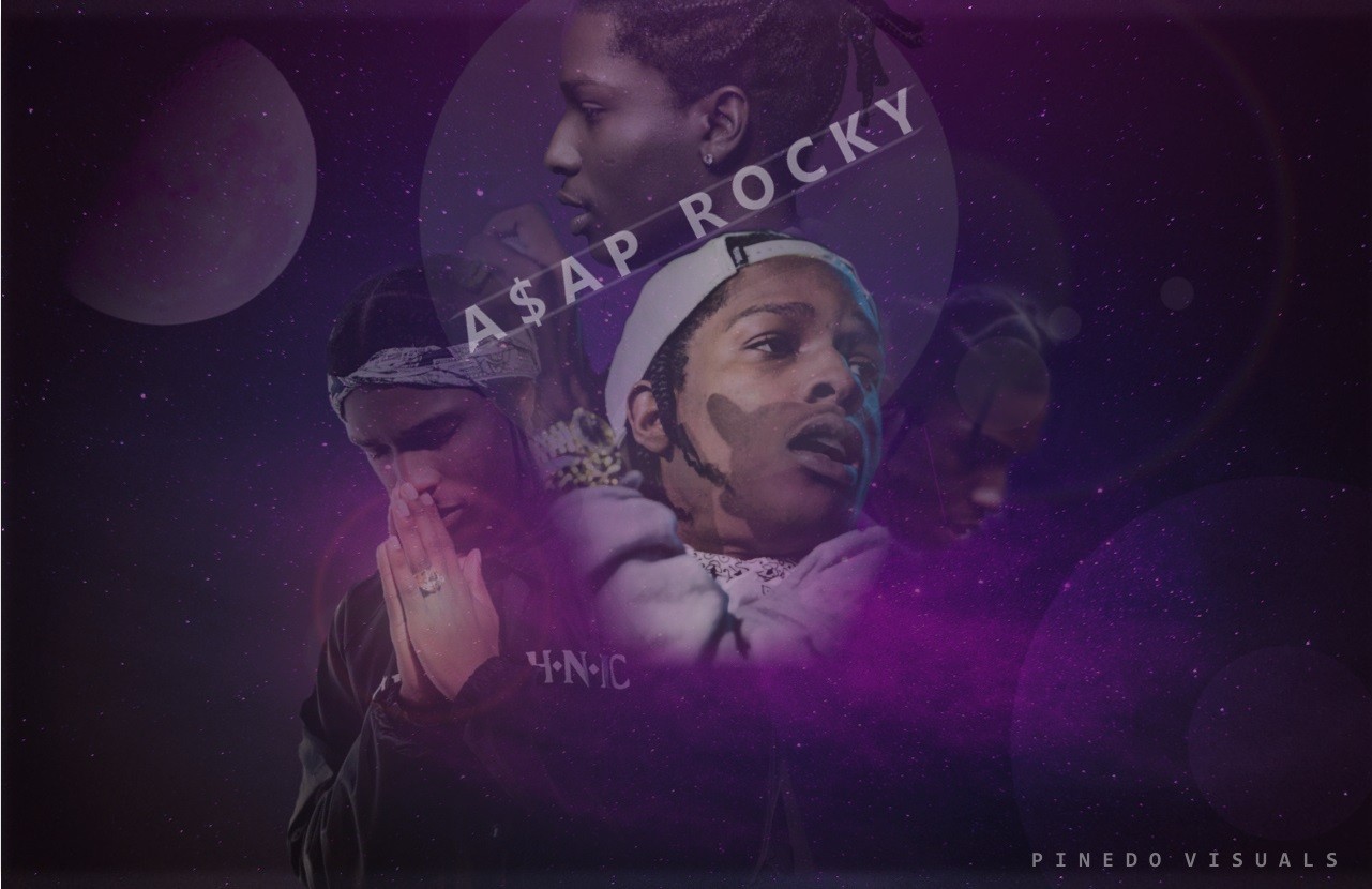 General 1281x830 ASAP Rocky purple swaggy hip hop Rapper abstract