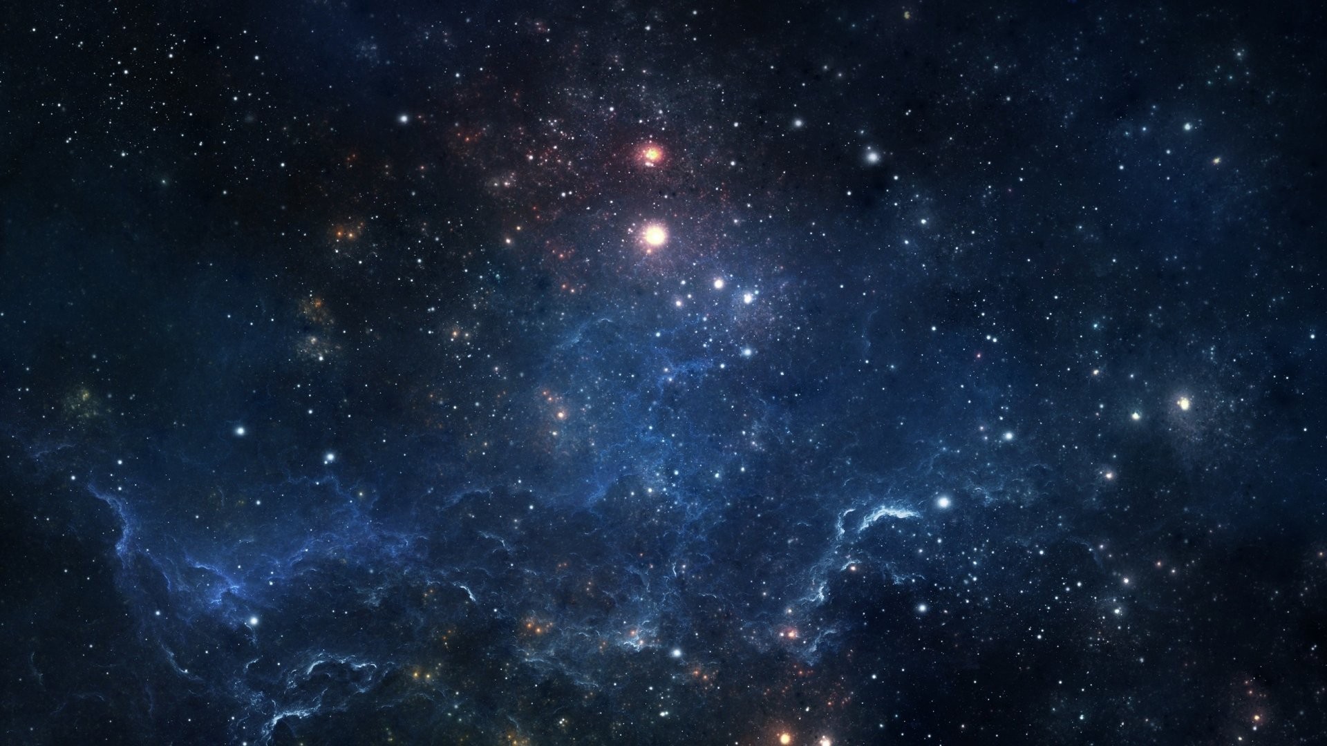 General 1920x1080 space stars nebula galaxy space art