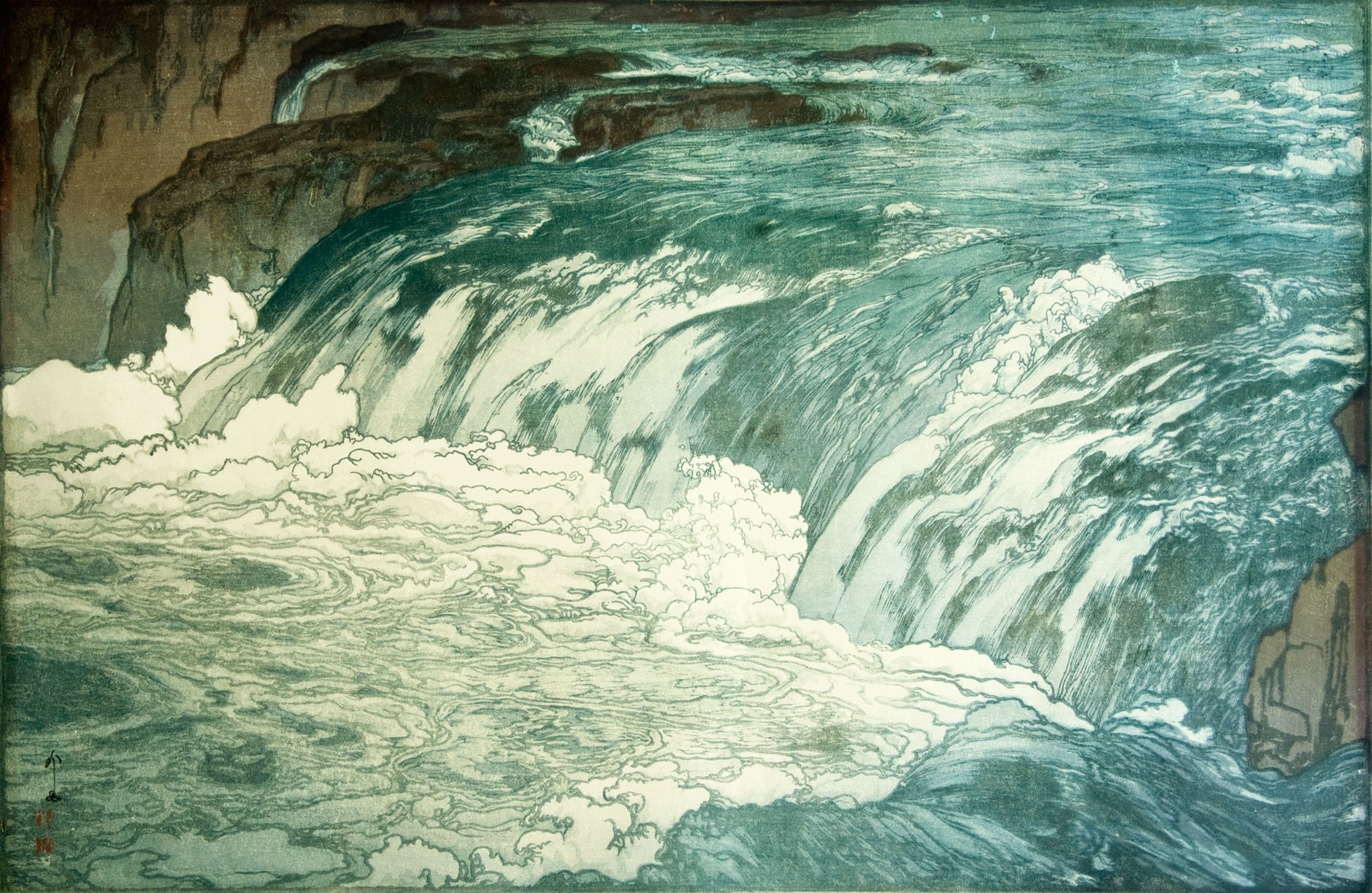 General 1879x1223 Yoshida Hiroshi artwork Japanese painting river water