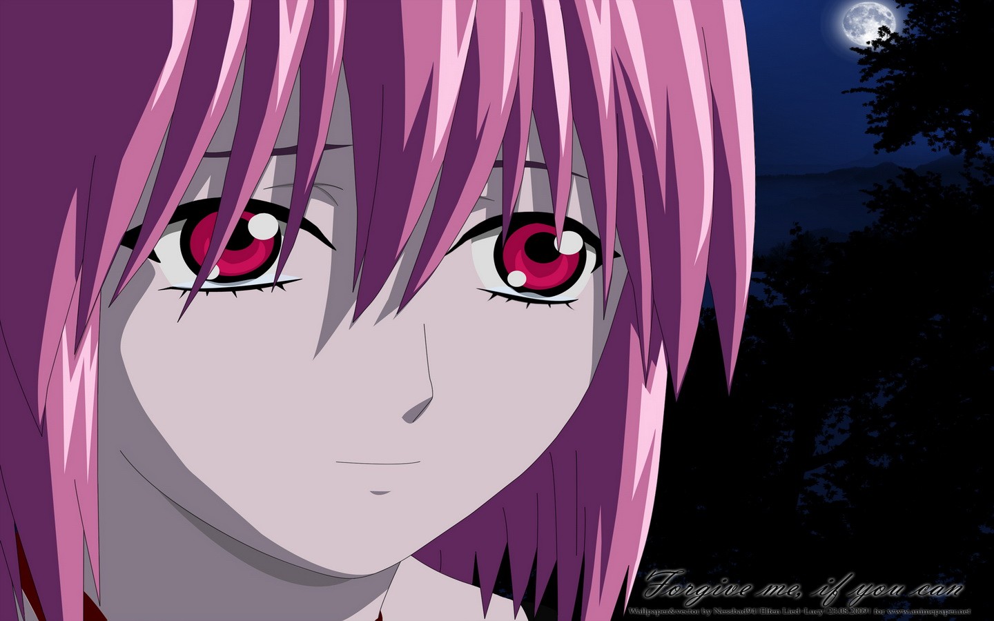 Anime 1440x900 anime Elfen Lied anime girls red eyes