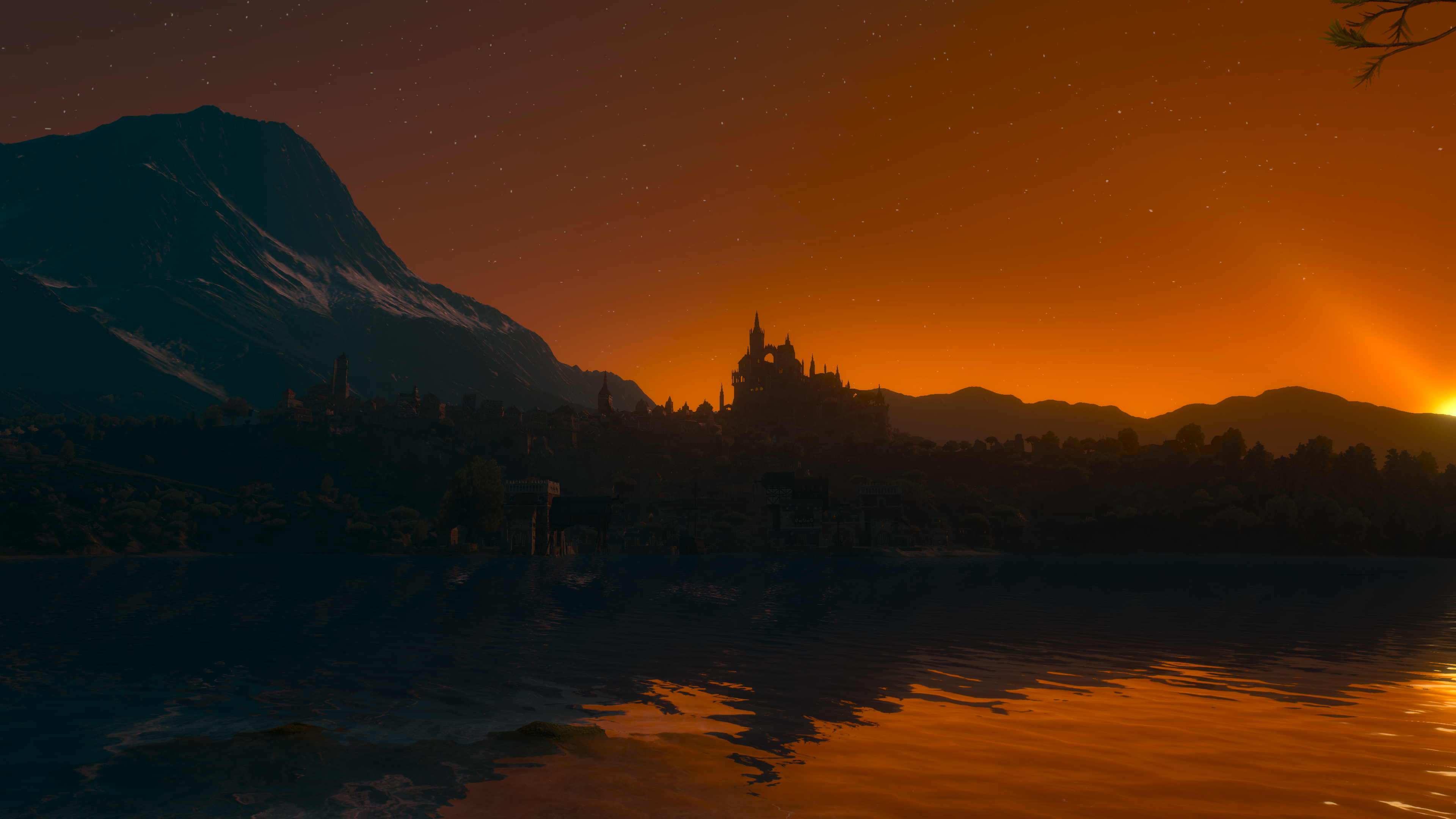 General 3840x2160 The Witcher The Witcher 3: Wild Hunt 4K landscape The Witcher 3: Wild Hunt - Blood and Wine CD Projekt RED video games
