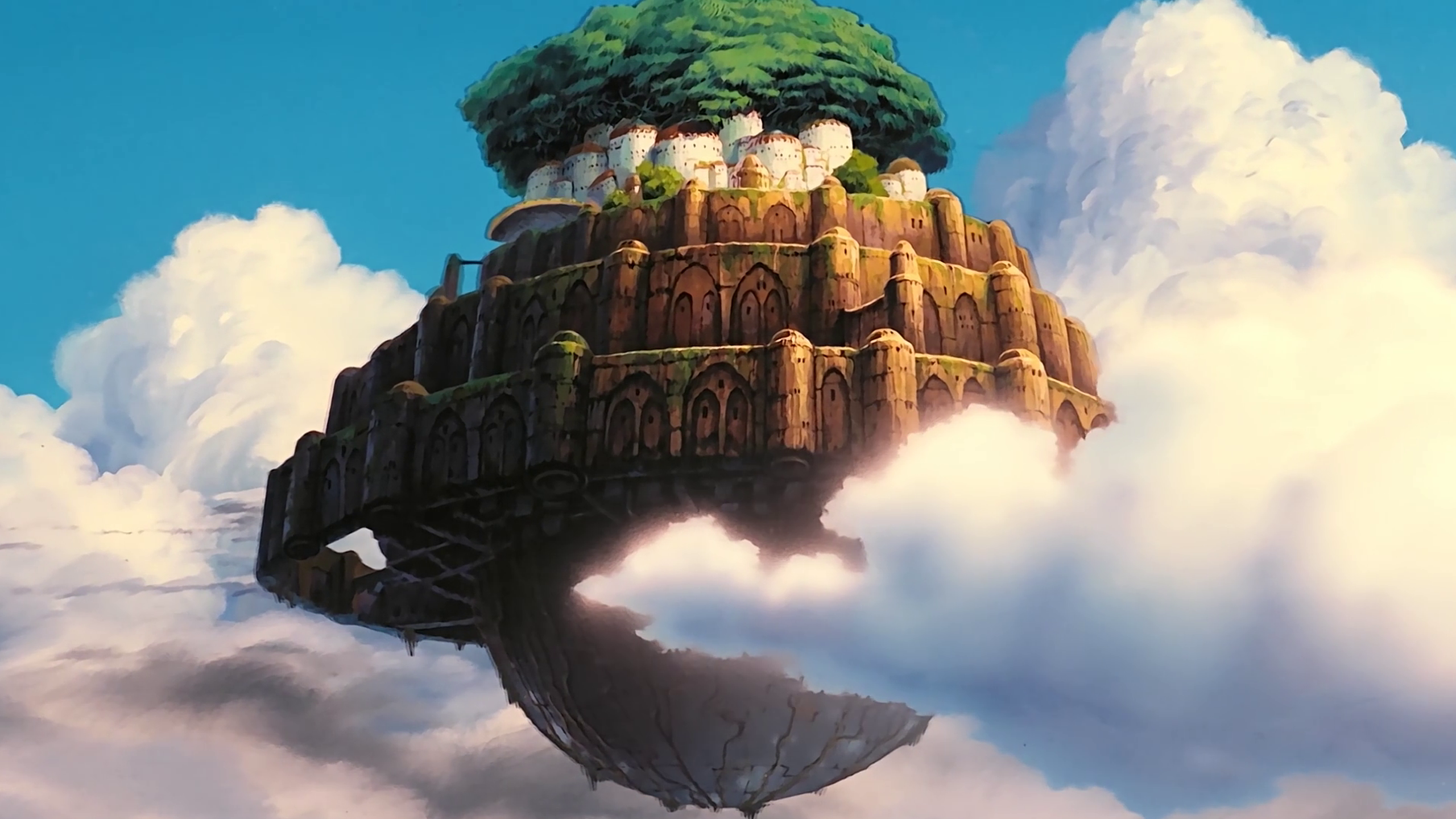 Anime 2560x1440 Studio Ghibli anime Castle in the Sky