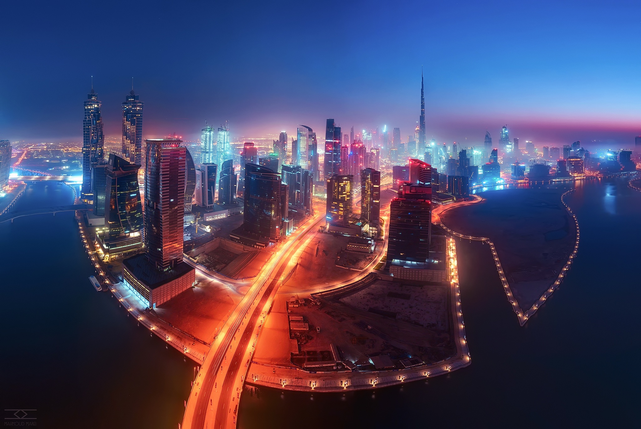 General 2048x1371 Dubai night cityscape