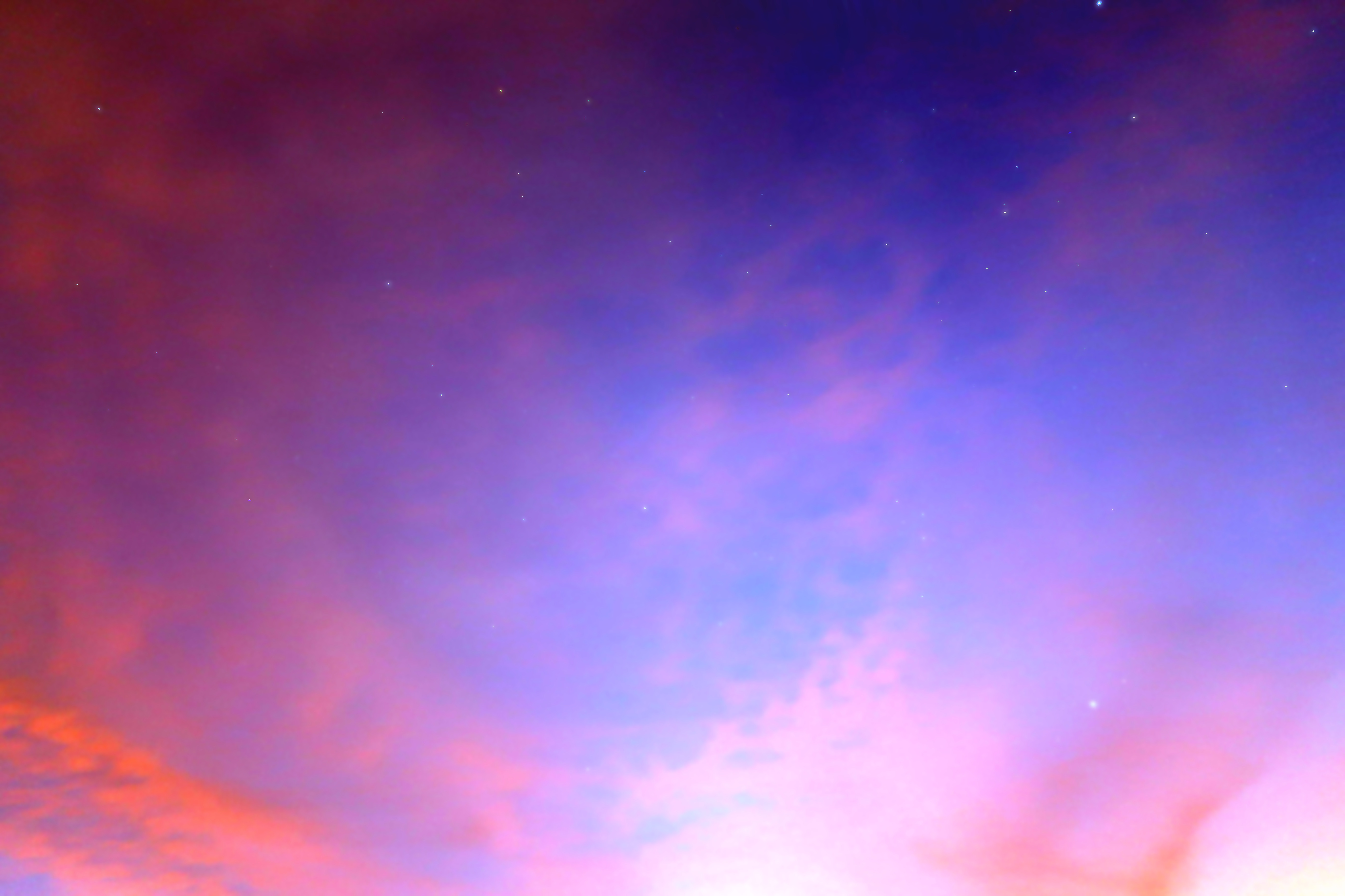 General 5472x3648 sky clouds night long exposure photography purple
