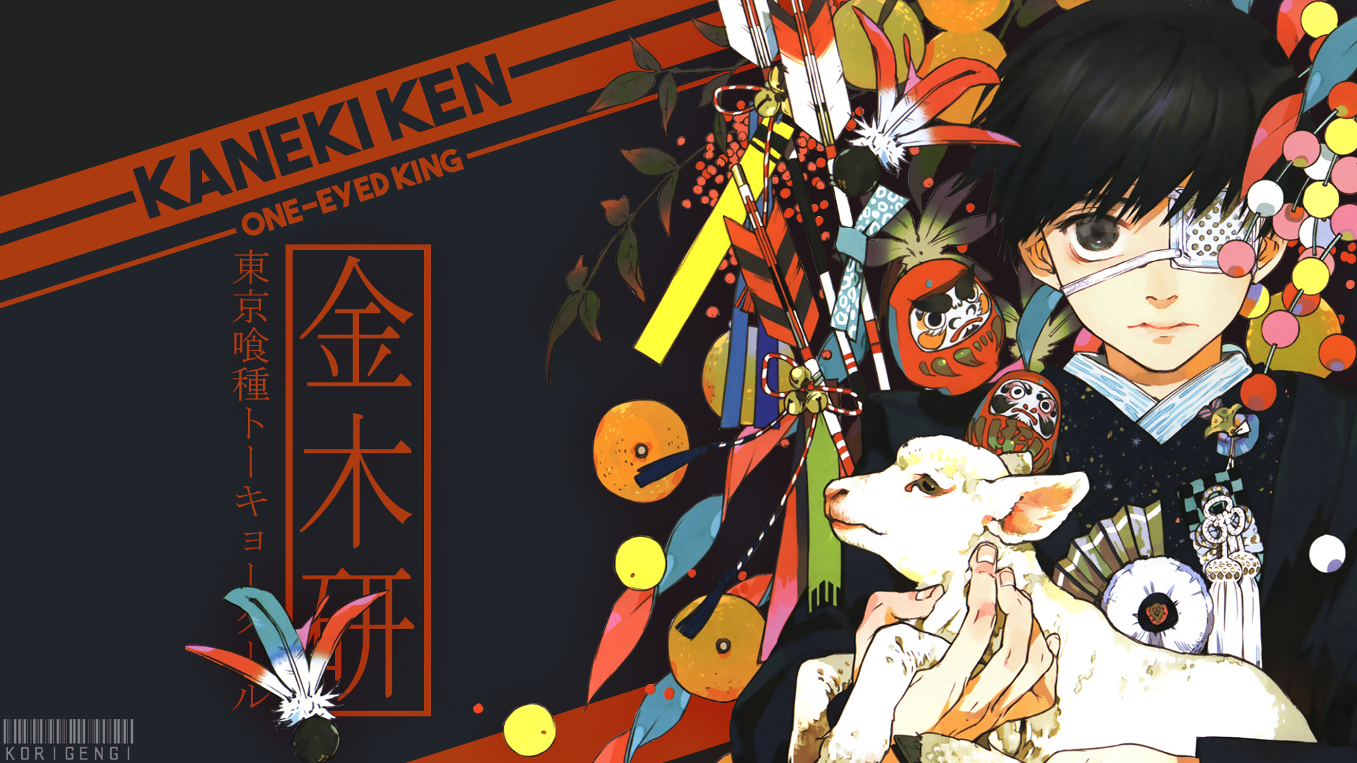 Anime 1920x1080 anime Tokyo Ghoul Kaneki Ken typography
