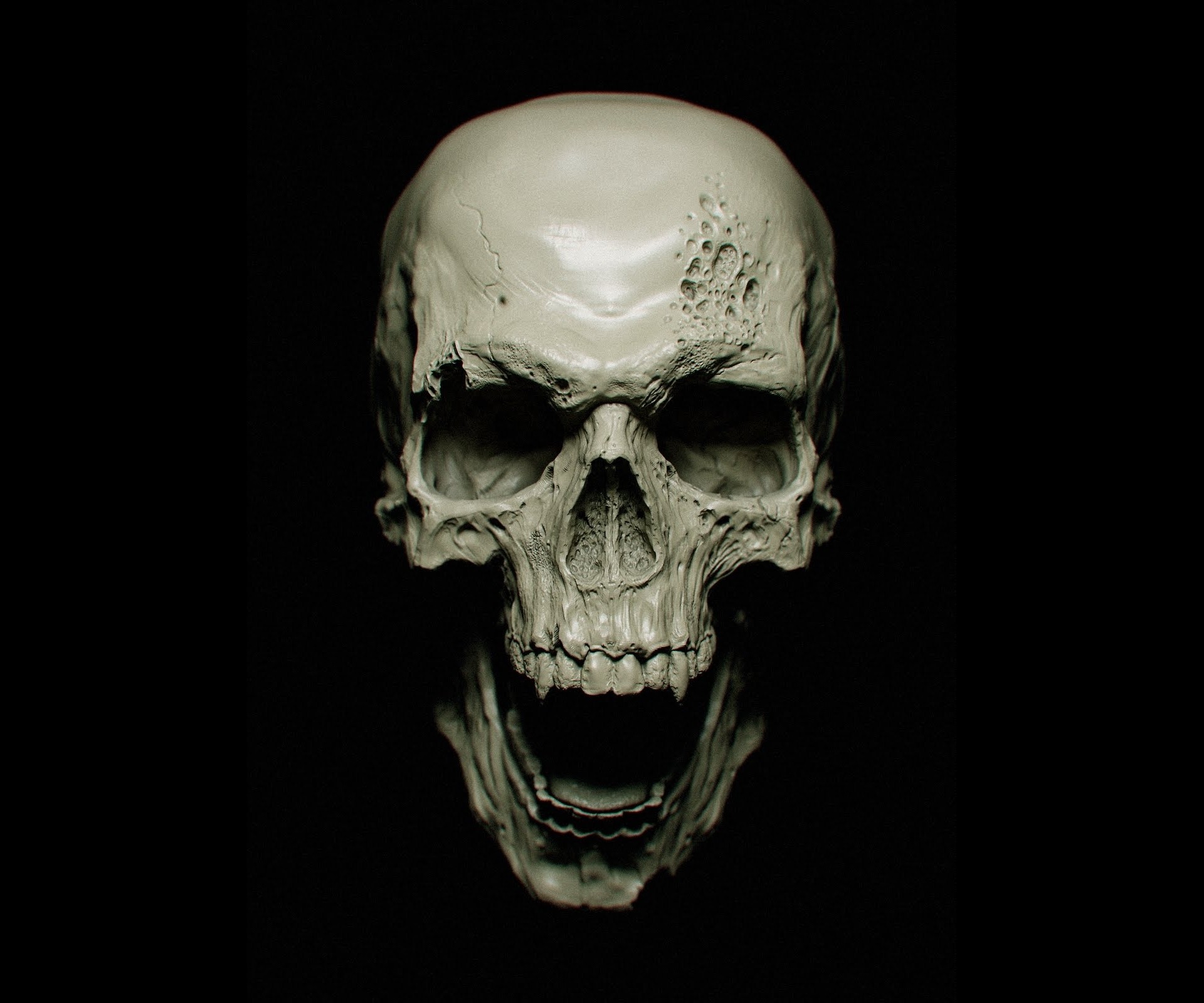 General 1920x1600 dark vampires skull black background simple background
