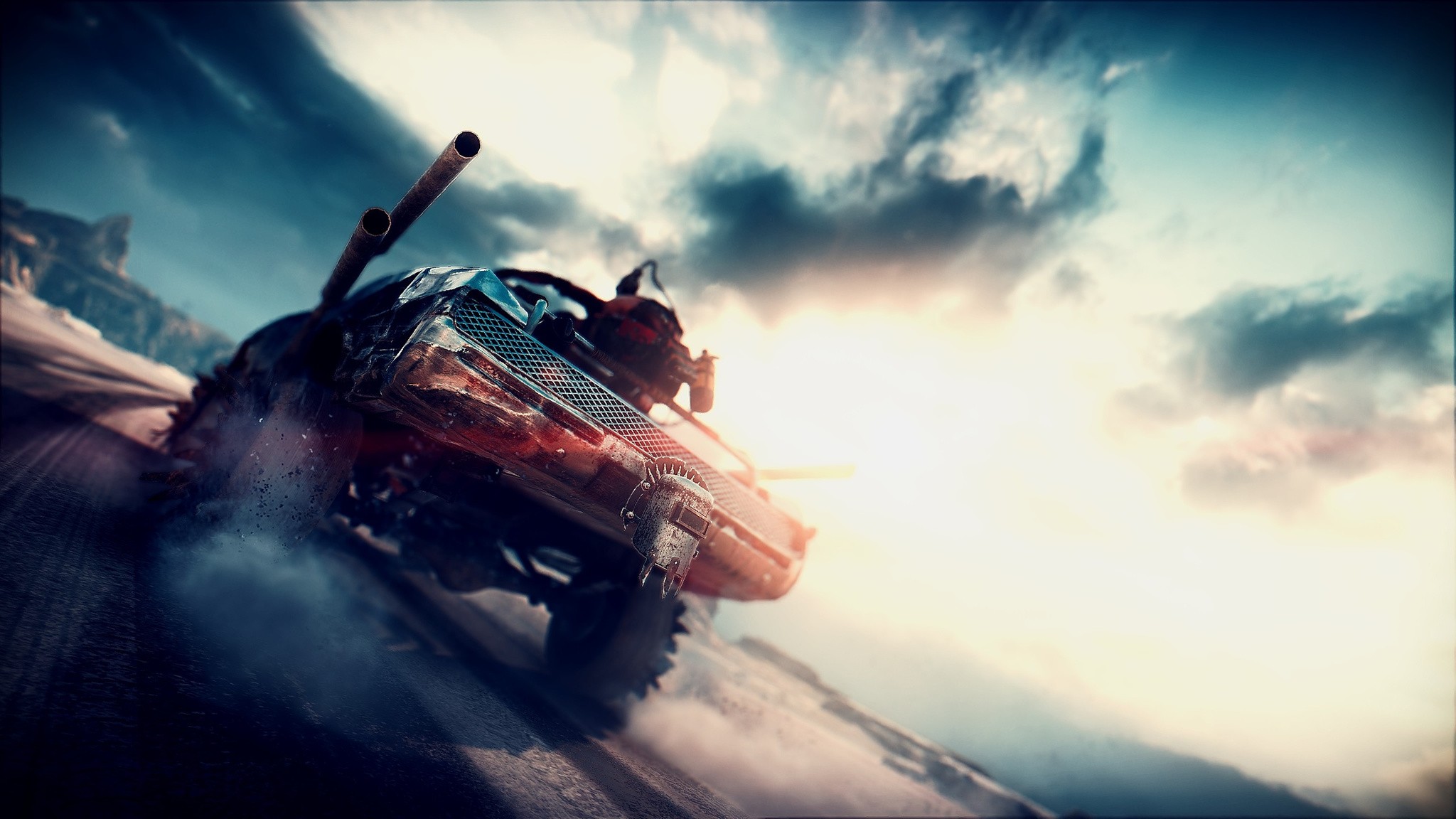 General 2048x1152 Mad Max (game) video games car vehicle video game art