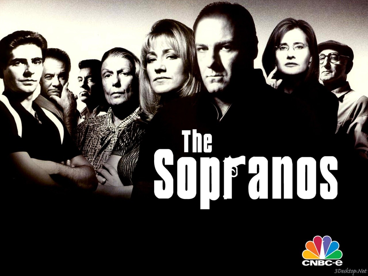 People 1280x960 The Sopranos TV series gangster crime James Gandolfini looking at viewer CNBC promotional