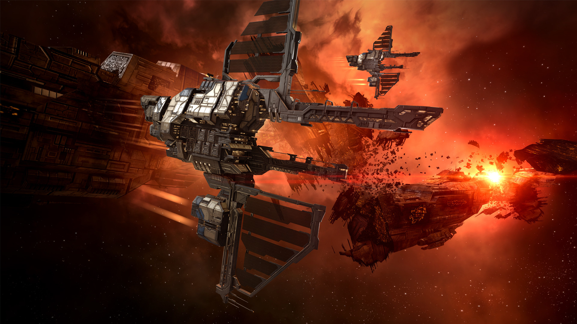 General 1920x1080 EVE Online spaceship science fiction PC gaming Minmatar