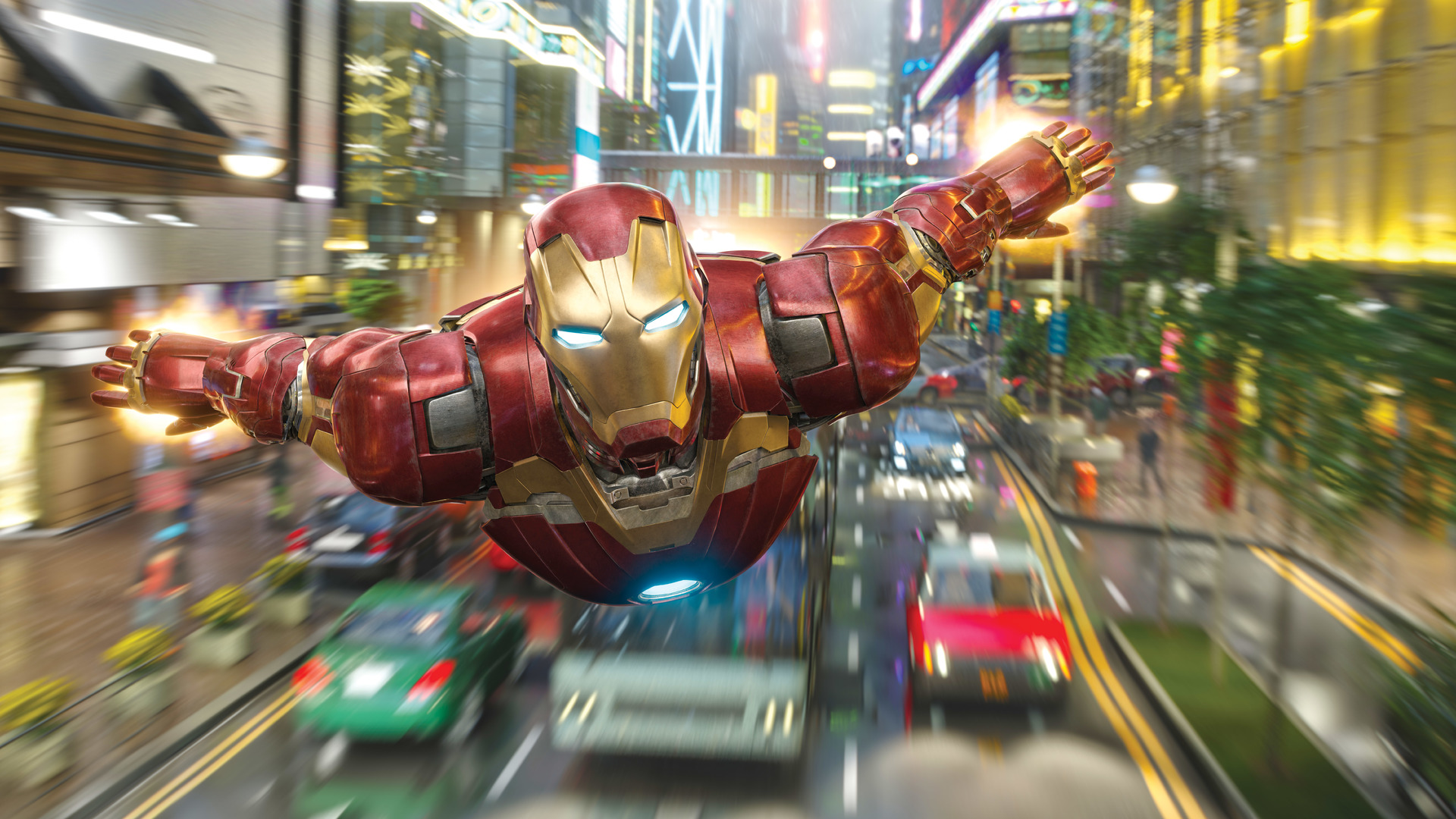General 1920x1080 Iron Man superhero Marvel Comics Marvel Cinematic Universe motion blur