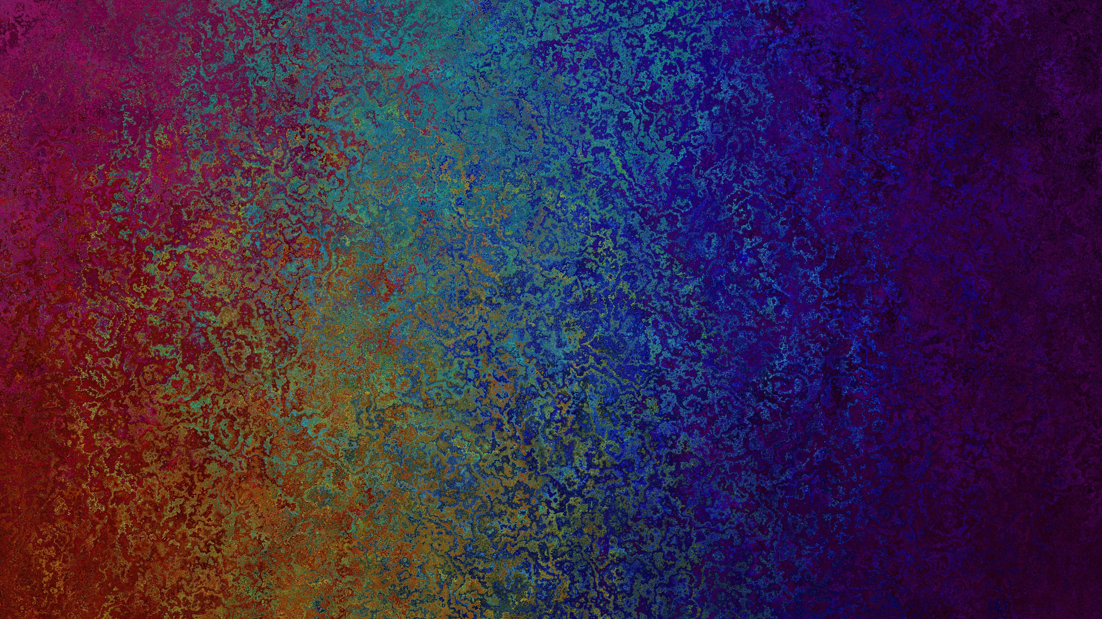 General 3840x2160 abstract texture dark colorful shapes