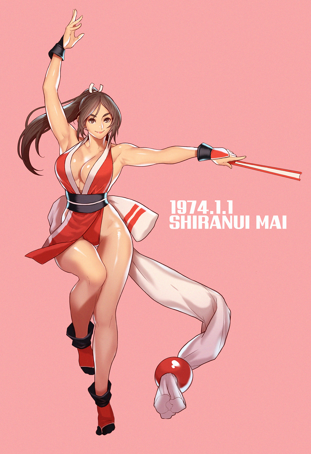 Anime 1027x1500 anime anime girls Mai Shiranui 2D artwork King of Fighters Fatal Fury