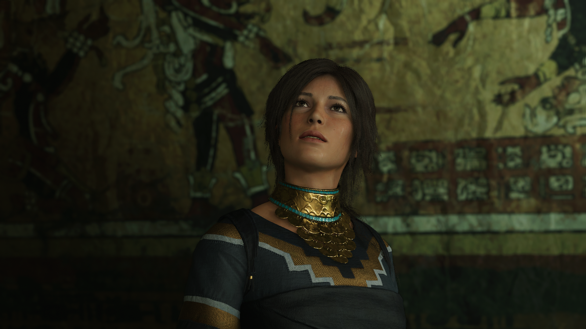 General 1920x1080 Shadow of the Tomb Raider Tomb Raider Lara Croft (Tomb Raider) screen shot looking up video game girls video game characters PC gaming video games