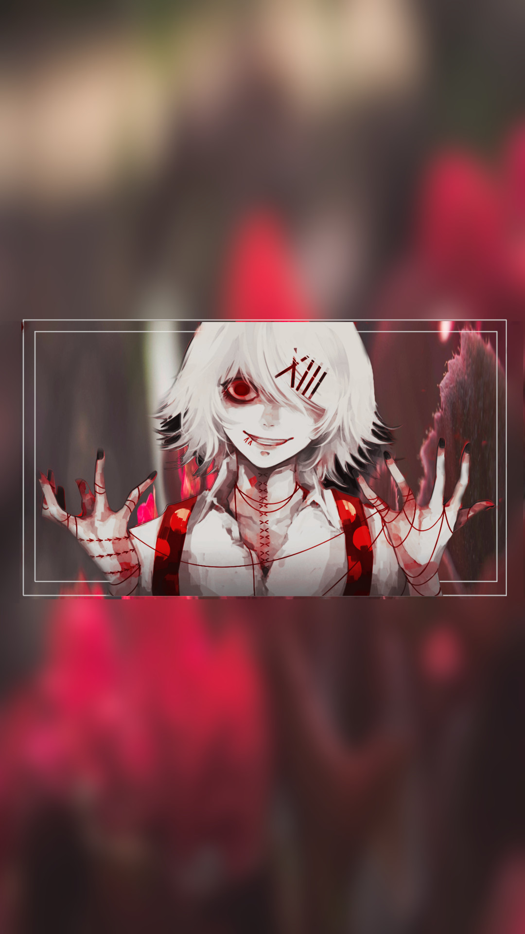 Anime 1080x1920 Suzuya Juuzou Tokyo Ghoul anime picture-in-picture frontal view