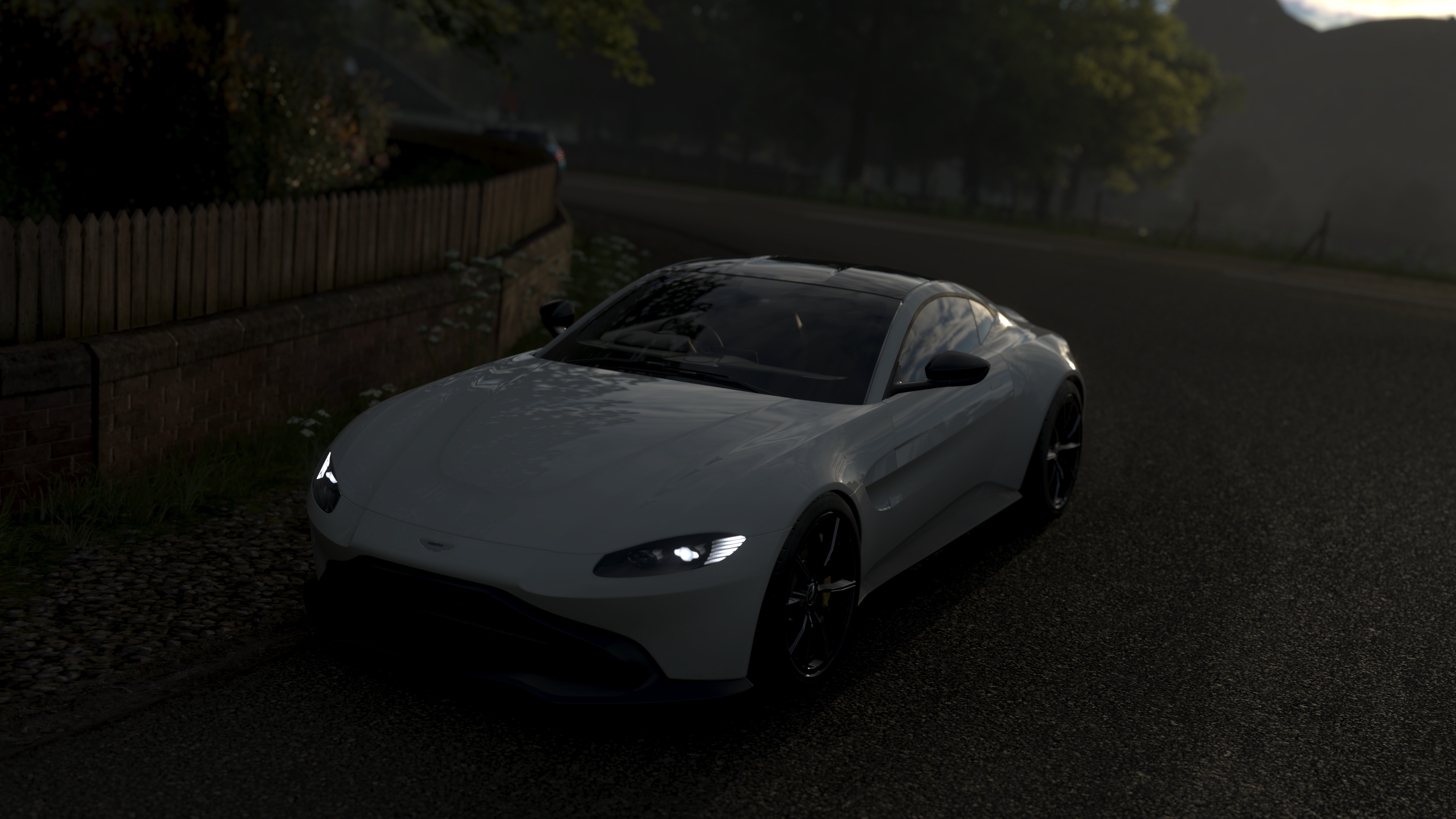 General 3840x2160 Forza Forza Horizon 4 car vehicle white cars video games screen shot Aston Martin
